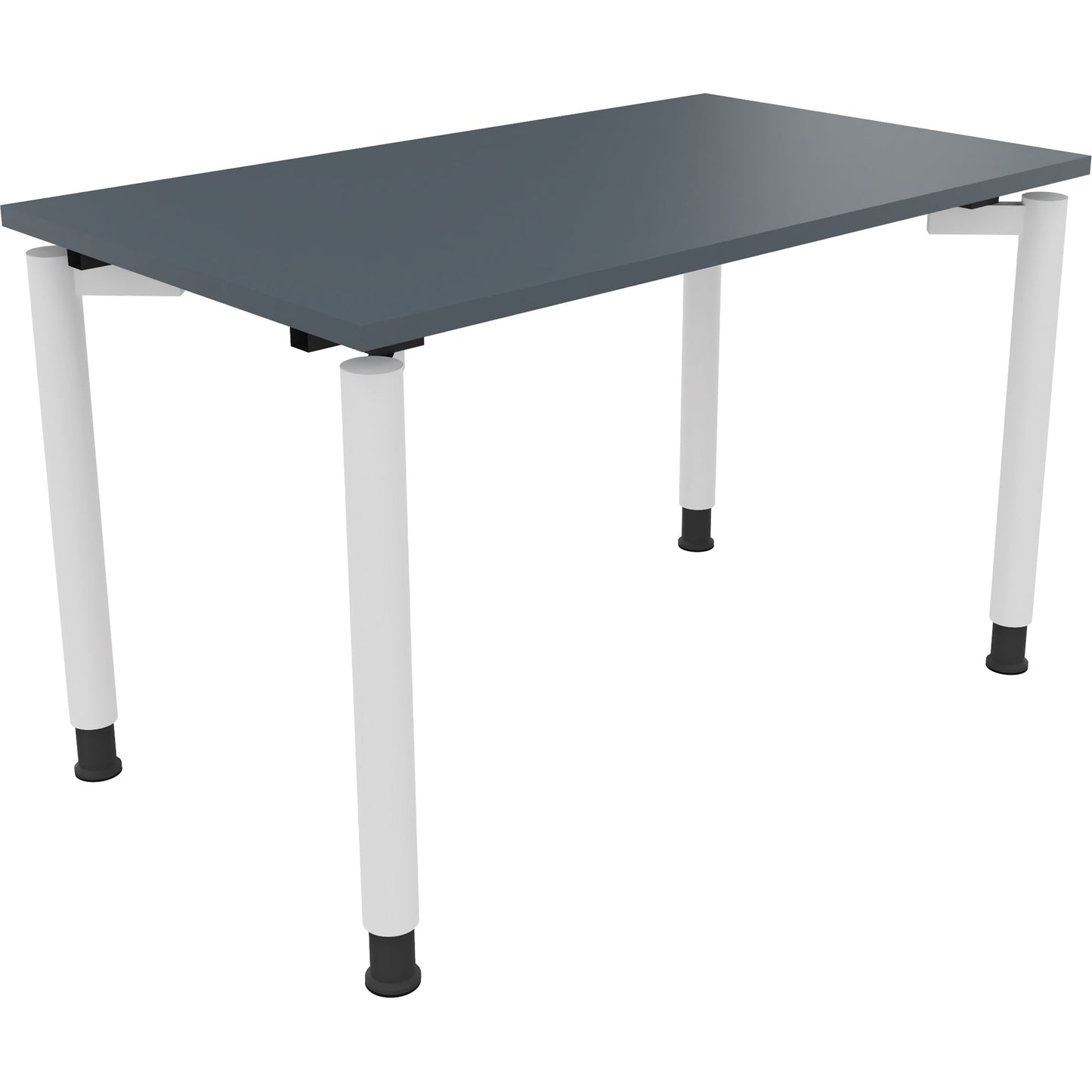 Schreibtisch all in one Maße: 1.200 x 680-820 x 700 mm (B x H x T) Holz lavagrau