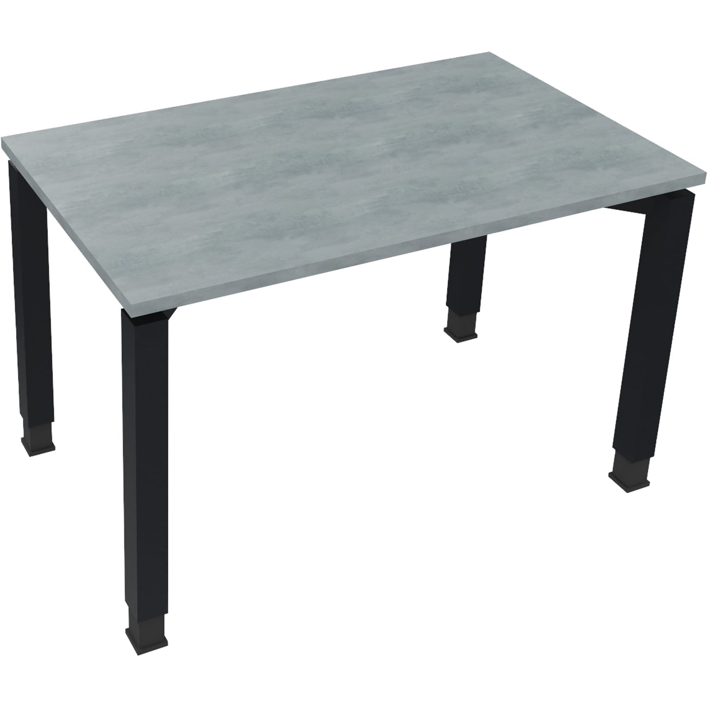 Schreibtisch all in one Maße: 1.200 x 680-820 x 700 mm (B x H x T) Holz beton hell