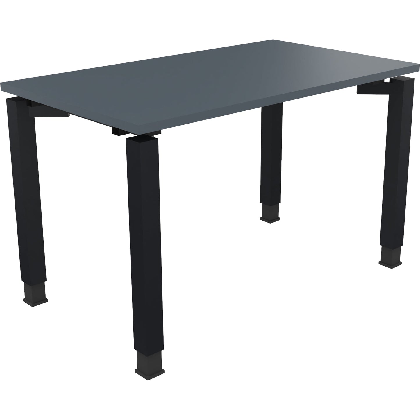 Schreibtisch all in one Maße: 1.200 x 680-820 x 700 mm (B x H x T) Holz lavagrau