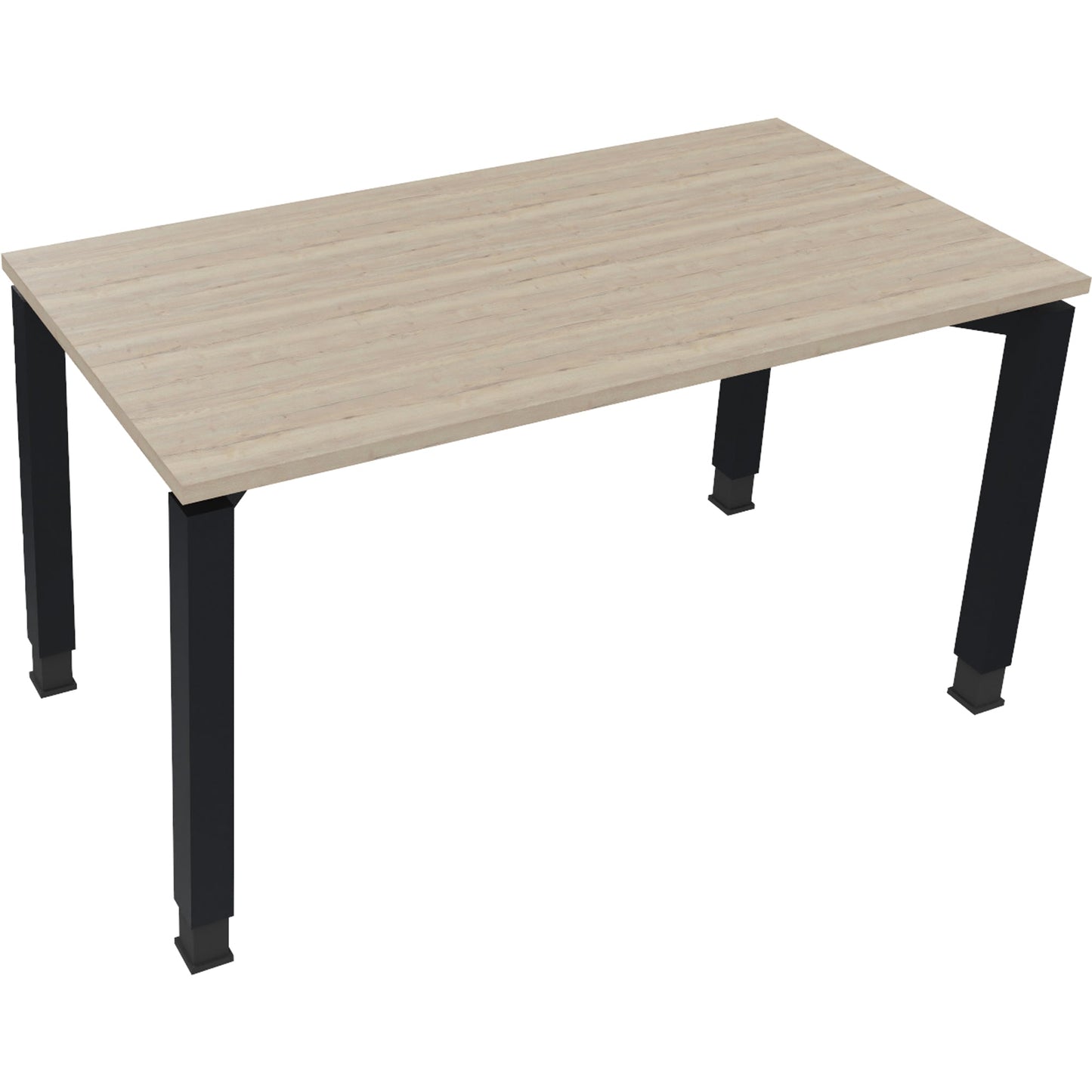 Schreibtisch all in one Maße: 1.400 x 680-820 x 700 mm (B x H x T) Holz beton hell