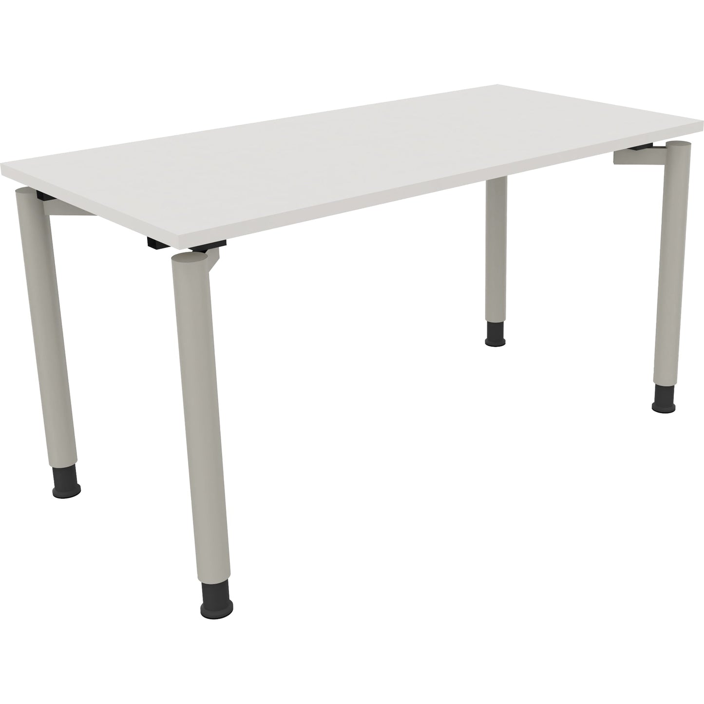 Schreibtisch all in one Maße: 1.400 x 680-820 x 700 mm (B x H x T) Holz diamant weiß
