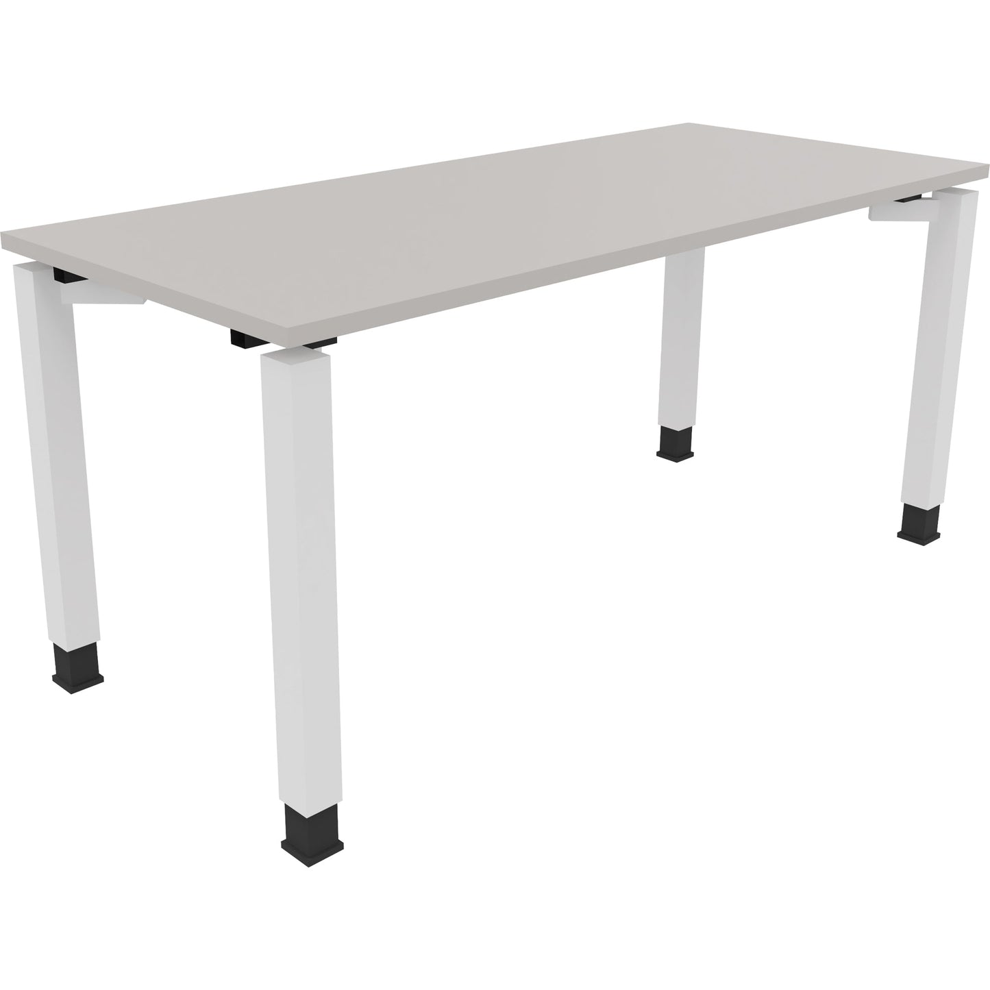 Schreibtisch all in one Maße: 1.600 x 680-820 x 700 mm (B x H x T) Holz lichtgrau
