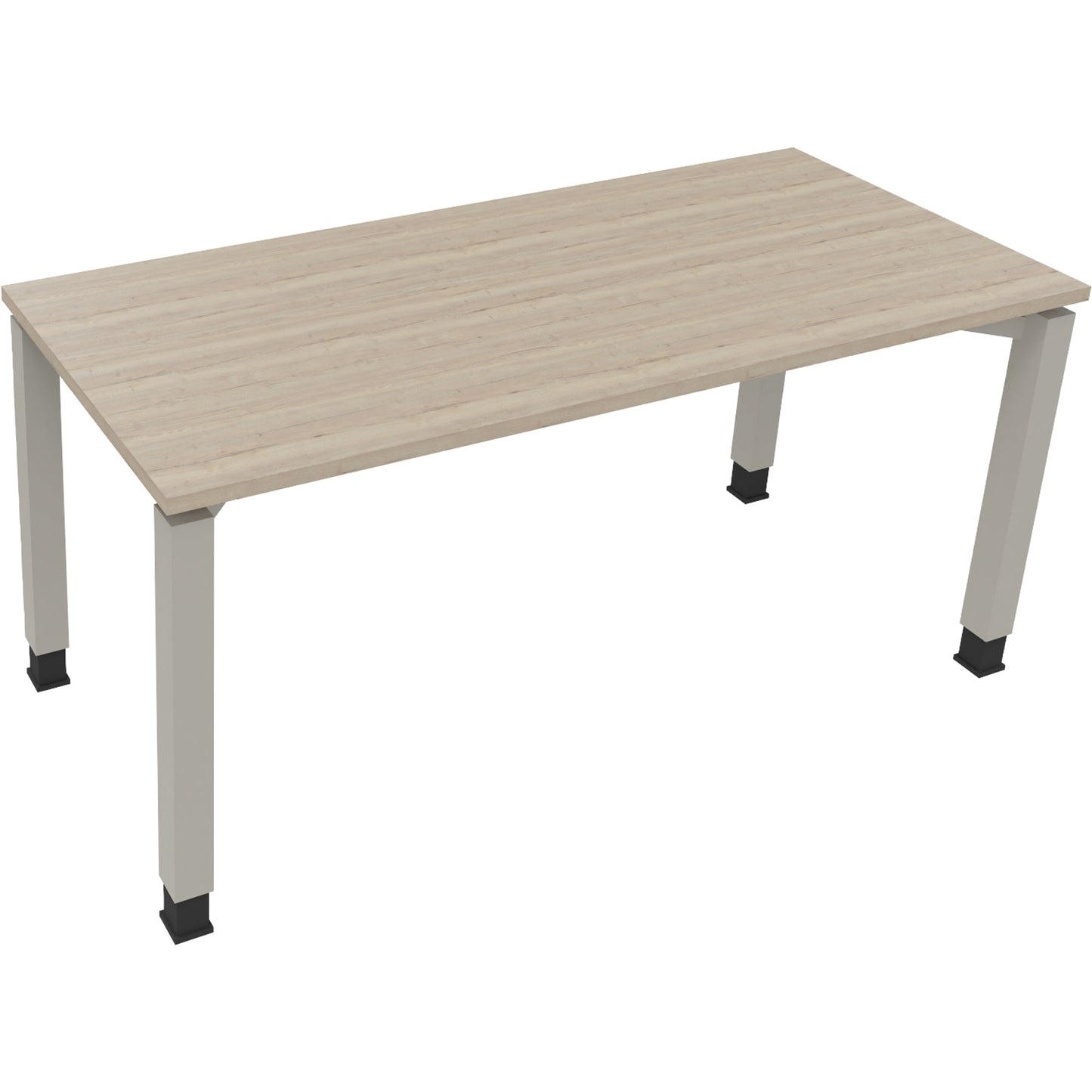 Schreibtisch all in one Maße: 1.600 x 680-820 x 700 mm (B x H x T) Holz eiche natur