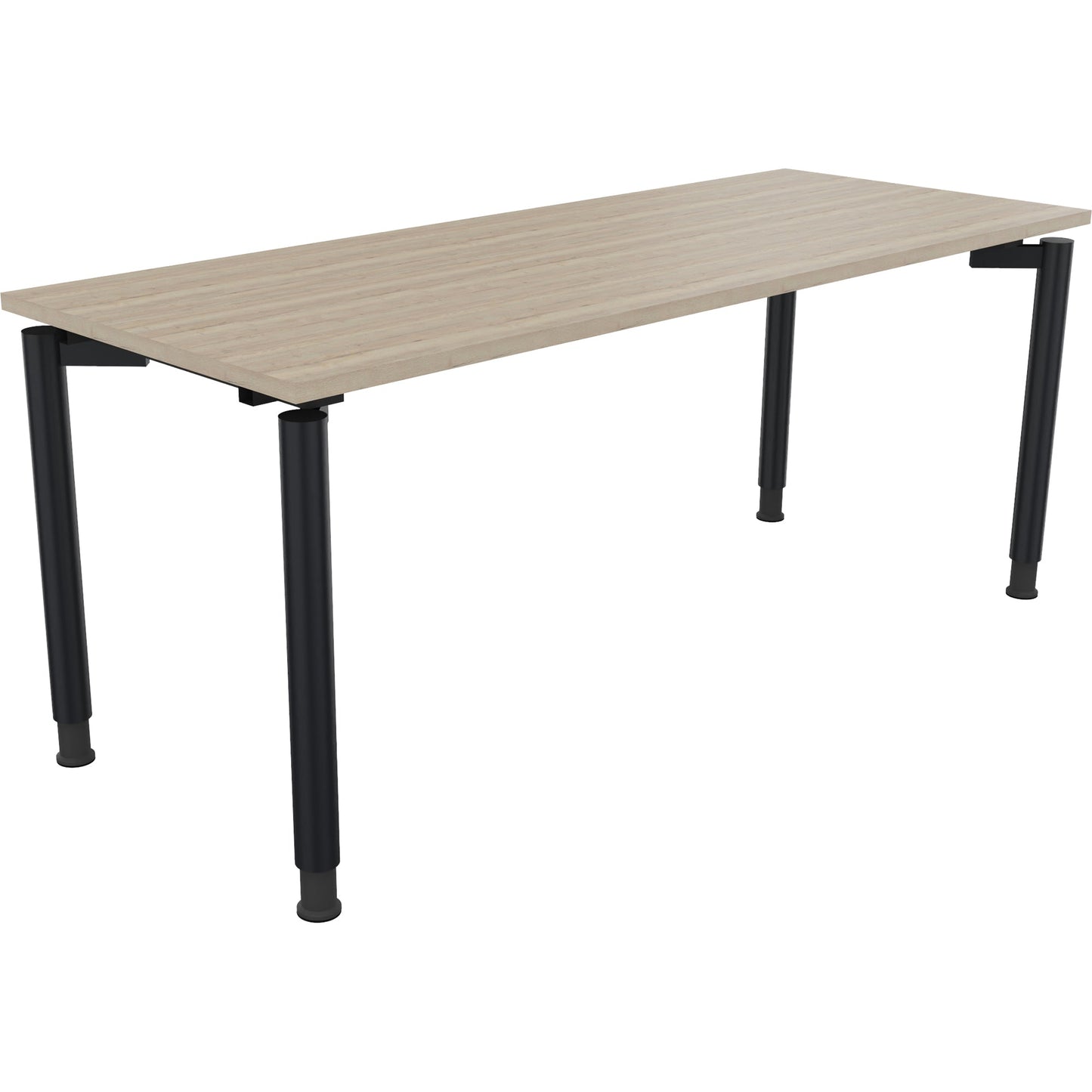Schreibtisch all in one Maße: 1.800 x 680-820 x 700 mm (B x H x T) Holz eiche natur