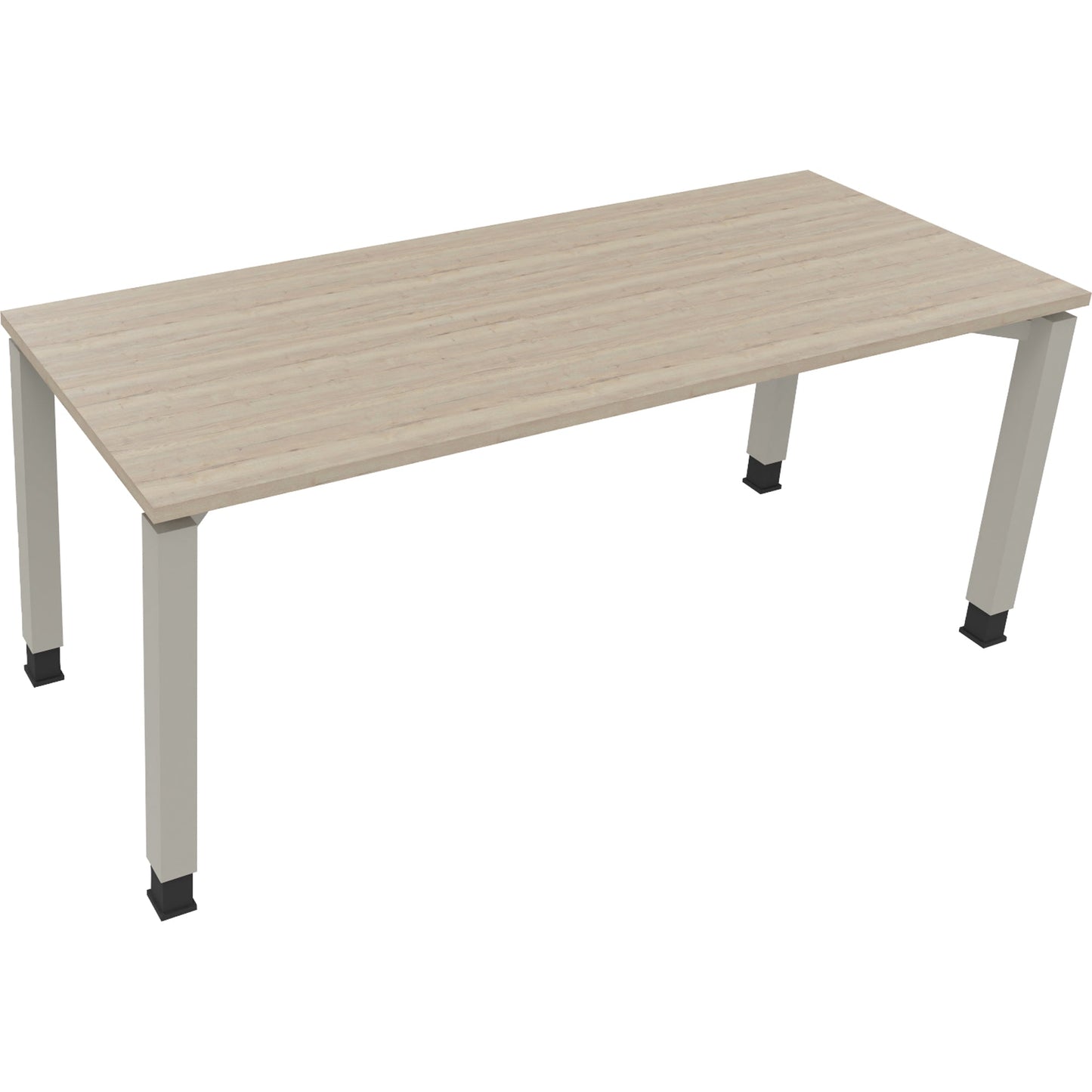 Schreibtisch all in one Maße: 1.800 x 680-820 x 700 mm (B x H x T) Holz eiche natur