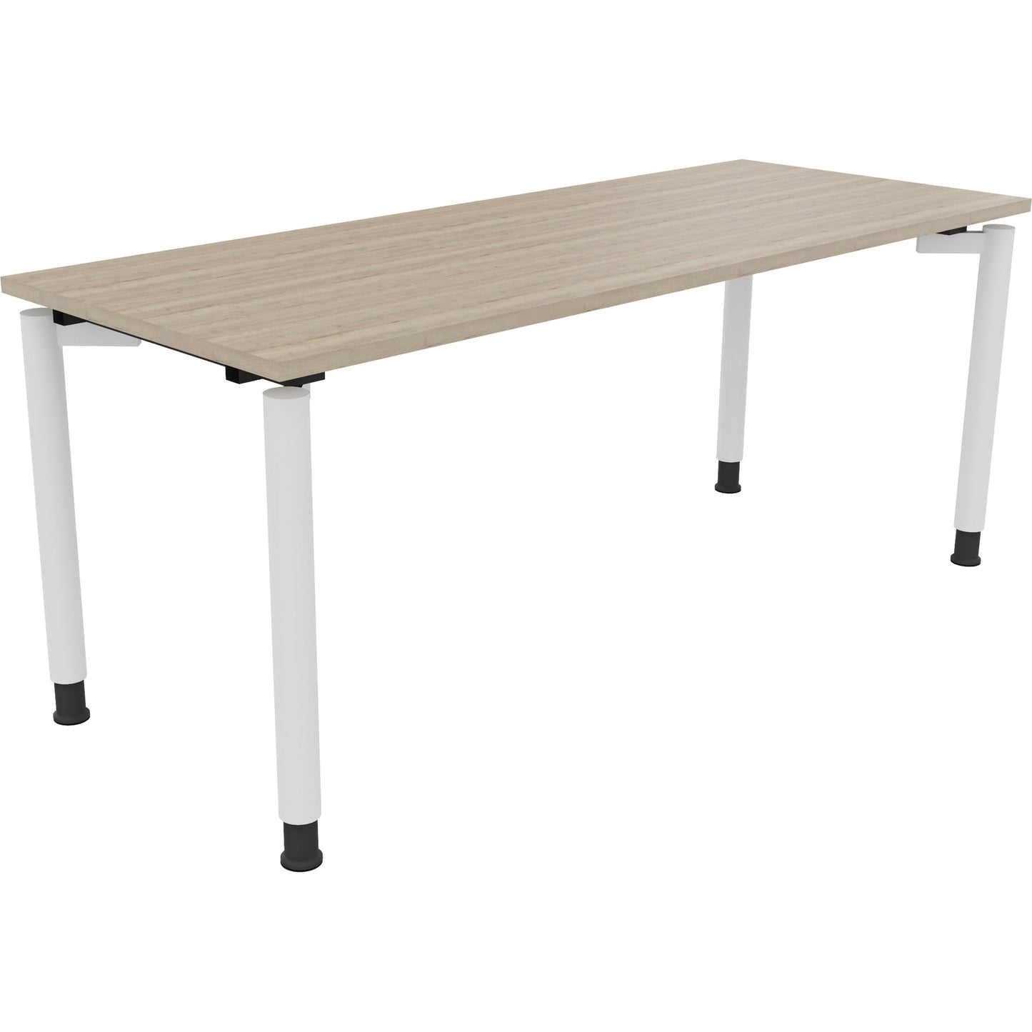 Schreibtisch all in one Maße: 1.800 x 680-820 x 700 mm (B x H x T) Holz eiche natur