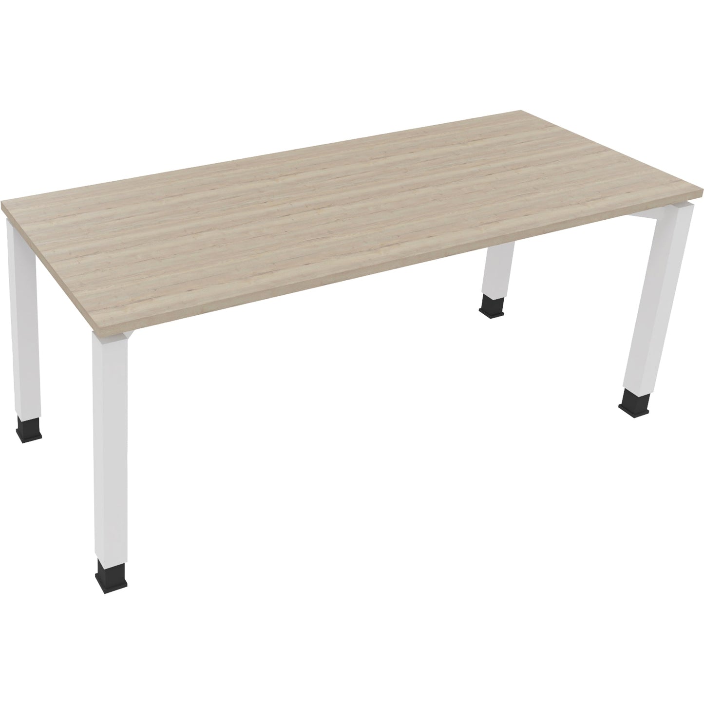 Schreibtisch all in one Maße: 1.800 x 680-820 x 700 mm (B x H x T) Holz eiche natur