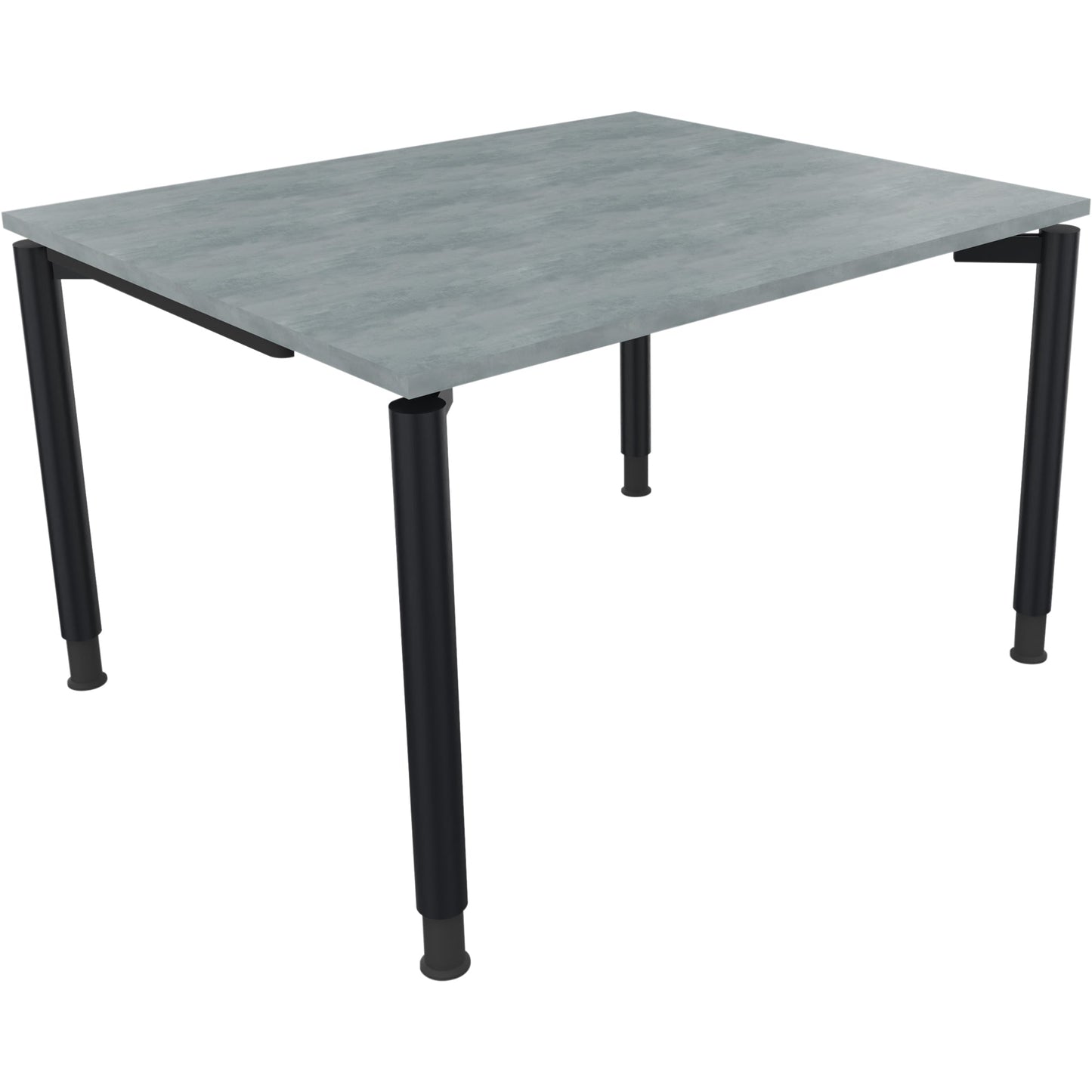 Schreibtisch all in one Maße: 1.200 x 680-820 x 1.000 mm (B x H x T) Holz beton hell