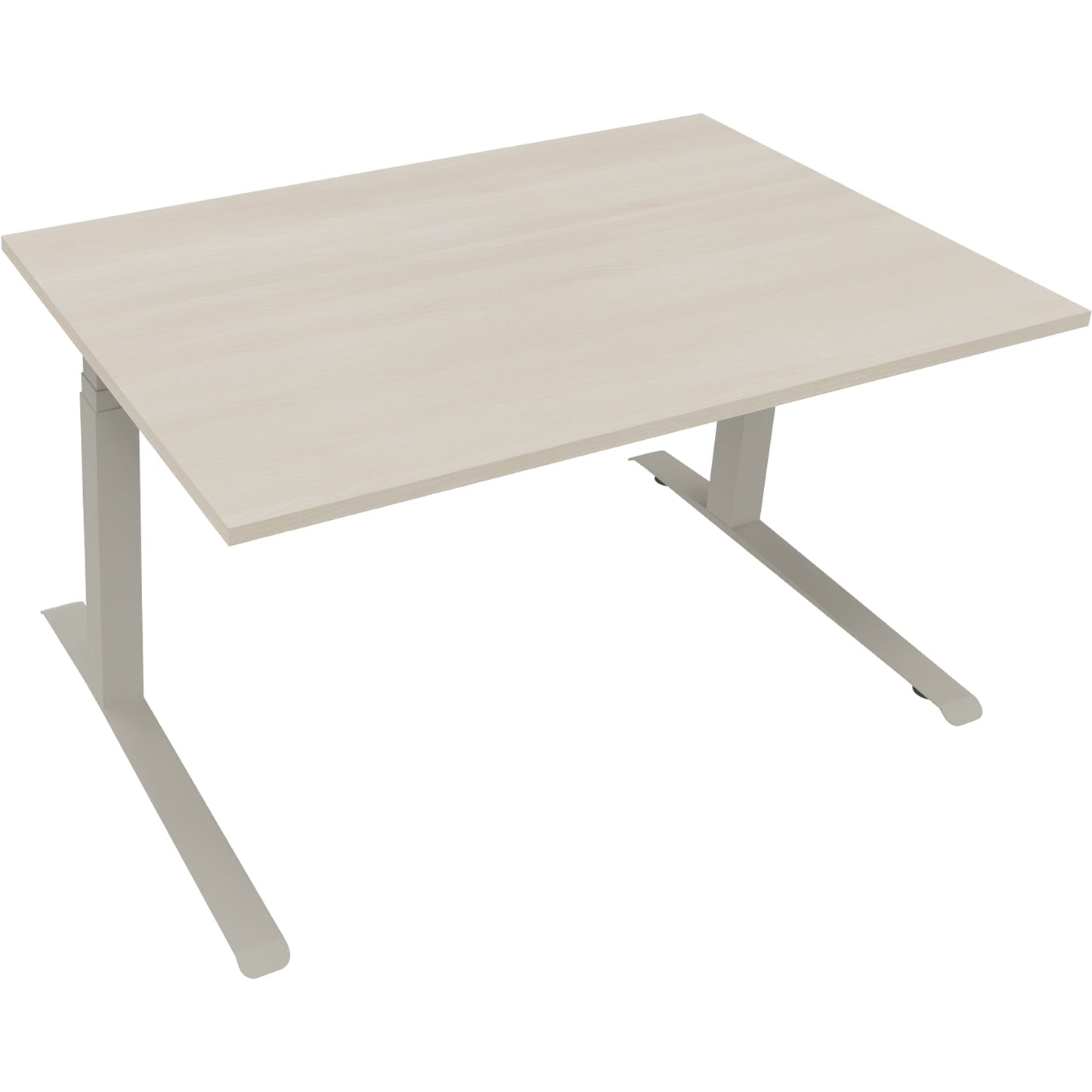 Schreibtisch all in one Maße: 1.400 x 645-1.275 x 900 mm (B x H x T) Holz akazie hell