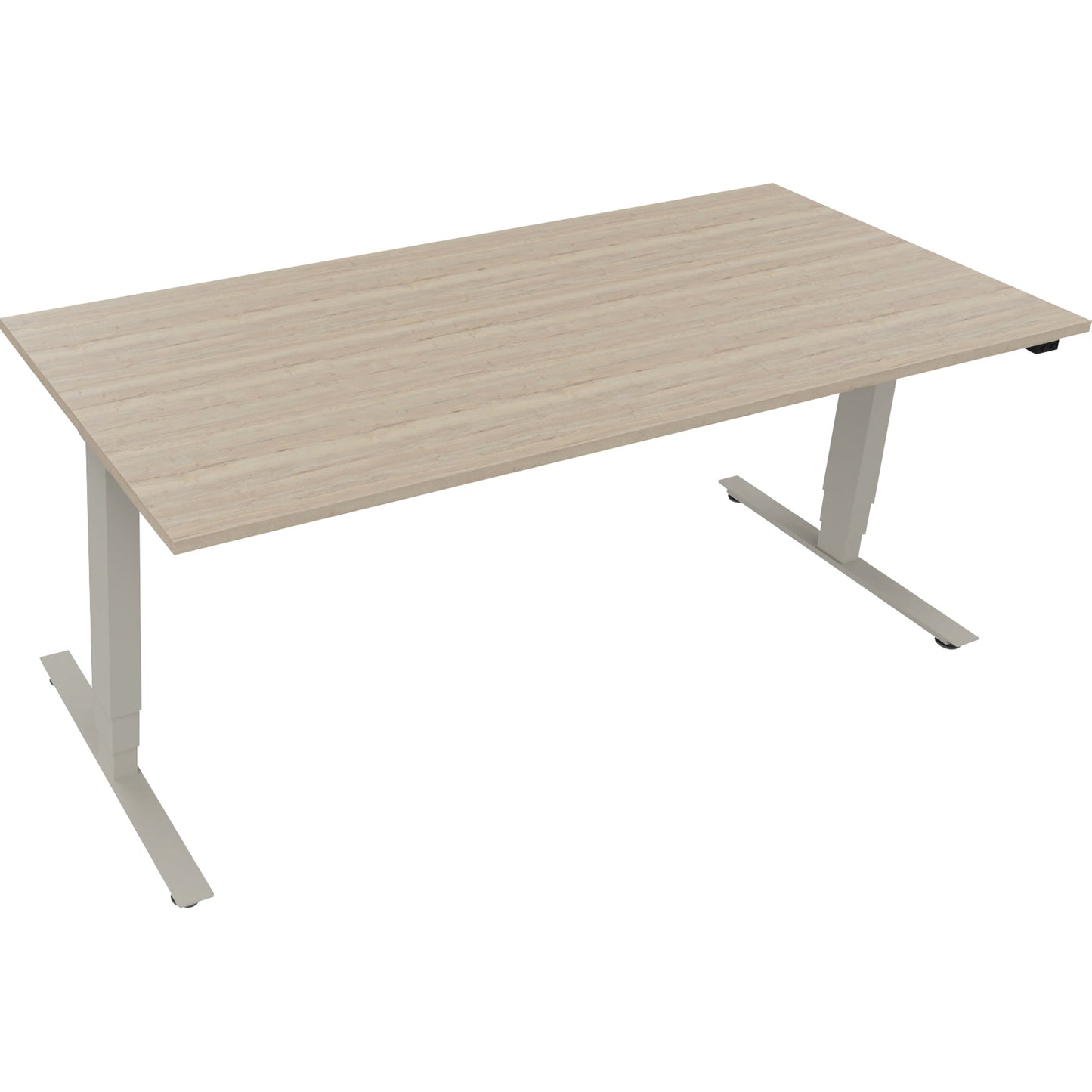 Schreibtisch Maße: 1.800 x 625-1.285 x 800 mm (B x H x T) Holz eiche natur