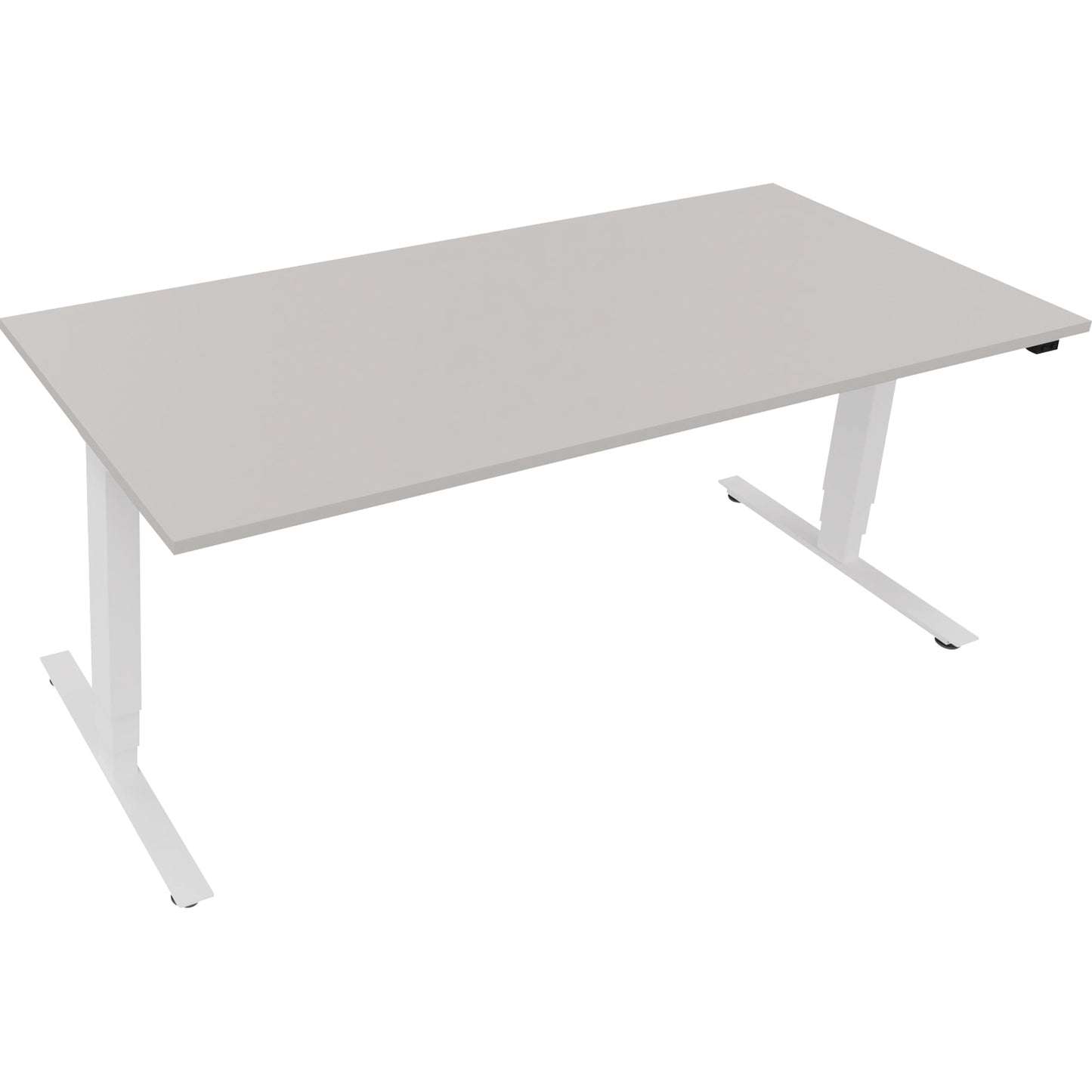 Schreibtisch Maße: 1.800 x 625-1.285 x 800 mm (B x H x T) Holz lichtgrau