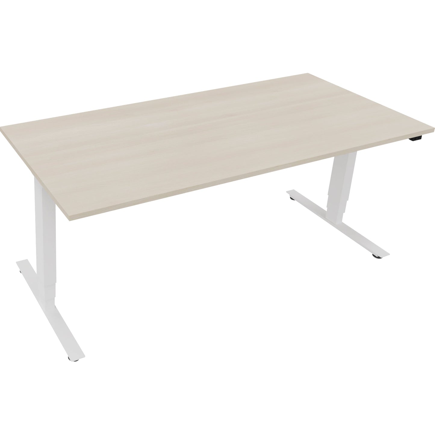 Schreibtisch Maße: 1.800 x 625-1.285 x 800 mm (B x H x T) Holz akazie hell