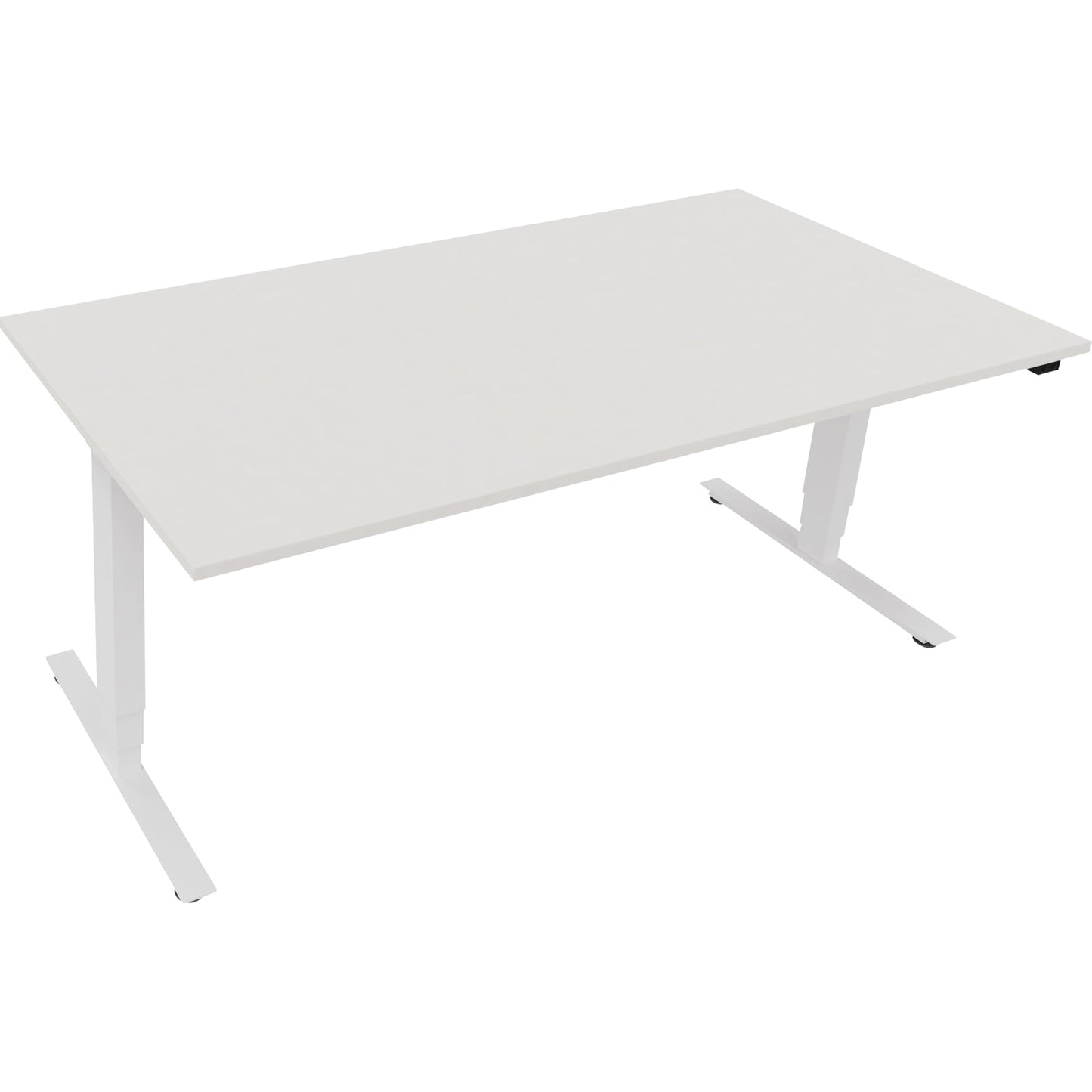 Schreibtisch Maße: 1.800 x 625-1.285 x 900 mm (B x H x T) Holz diamant weiß