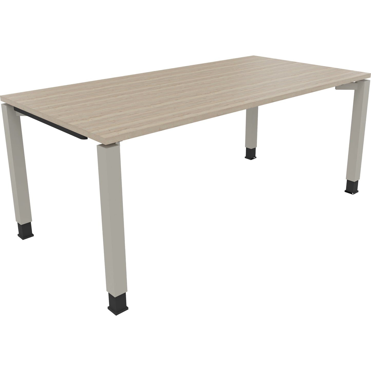 Schreibtisch all in one Maße: 1.800 x 680-820 x 900 mm (B x H x T) Holz eiche natur