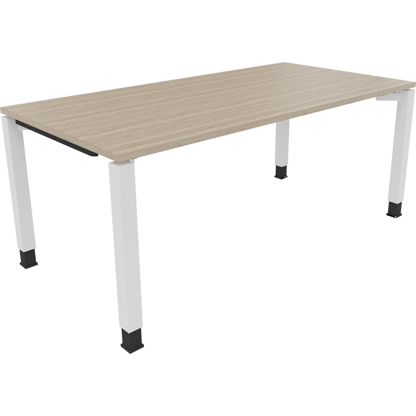 Schreibtisch all in one Maße: 1.800 x 680-820 x 900 mm (B x H x T) Holz eiche natur