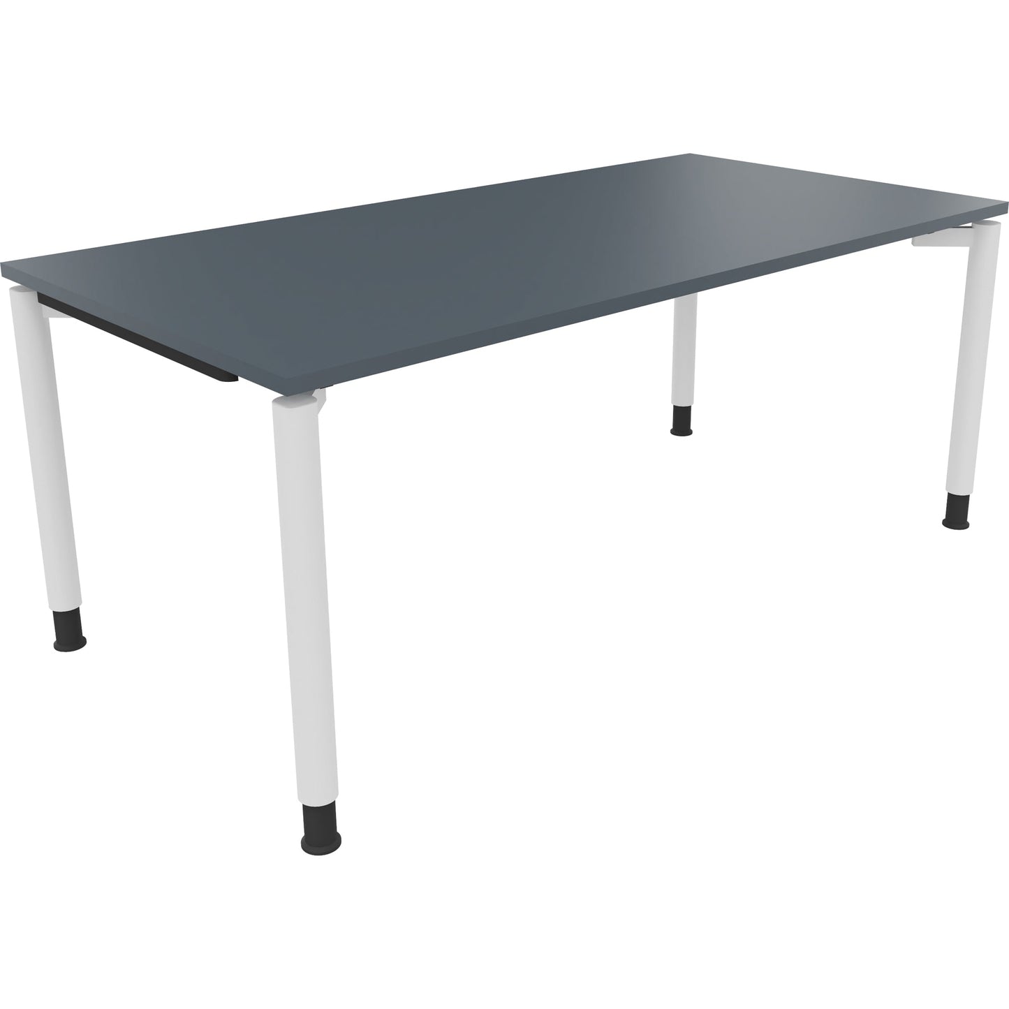 Schreibtisch all in one Maße: 1.800 x 680-820 x 900 mm (B x H x T) Holz lavagrau