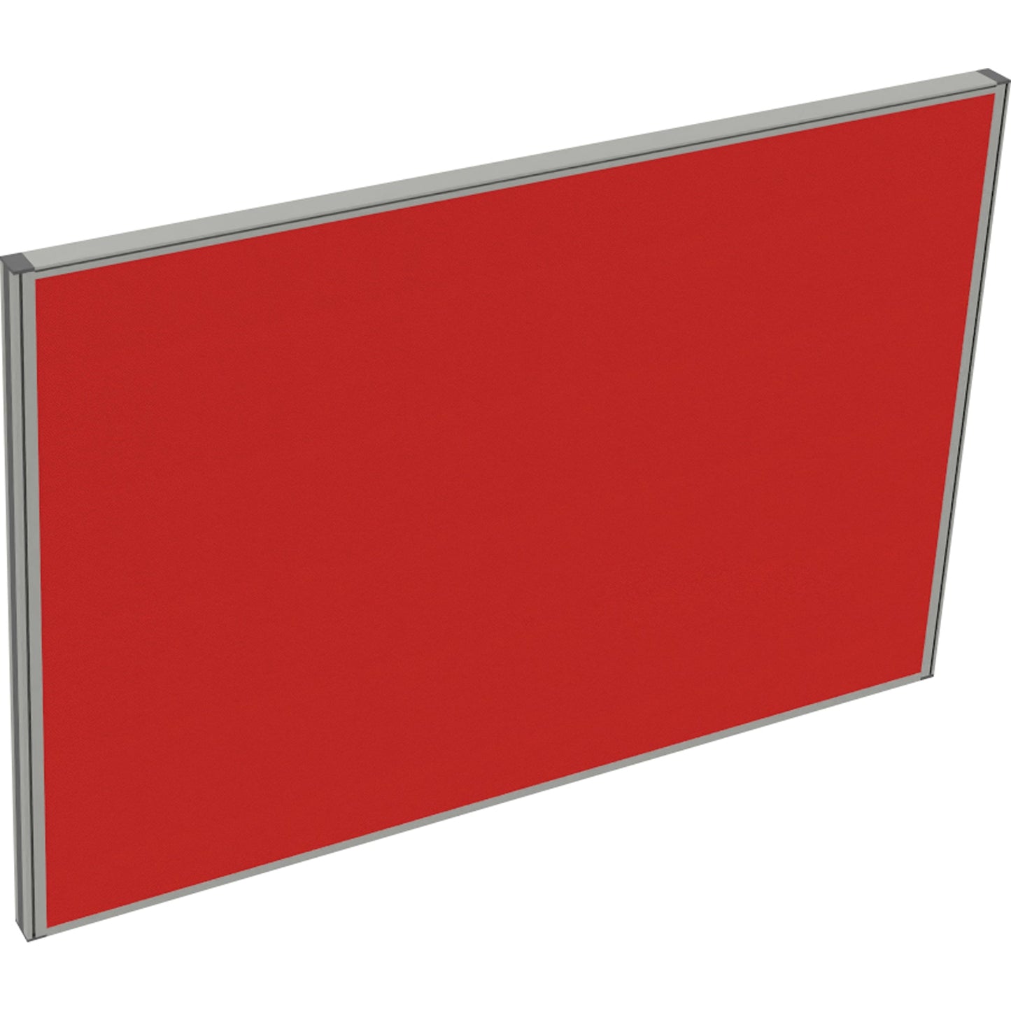 Tischtrennwand System 41 120 x 80 cm (B x H) 4,1cm Schallabsorberklasse: B Lucia Stoff rot