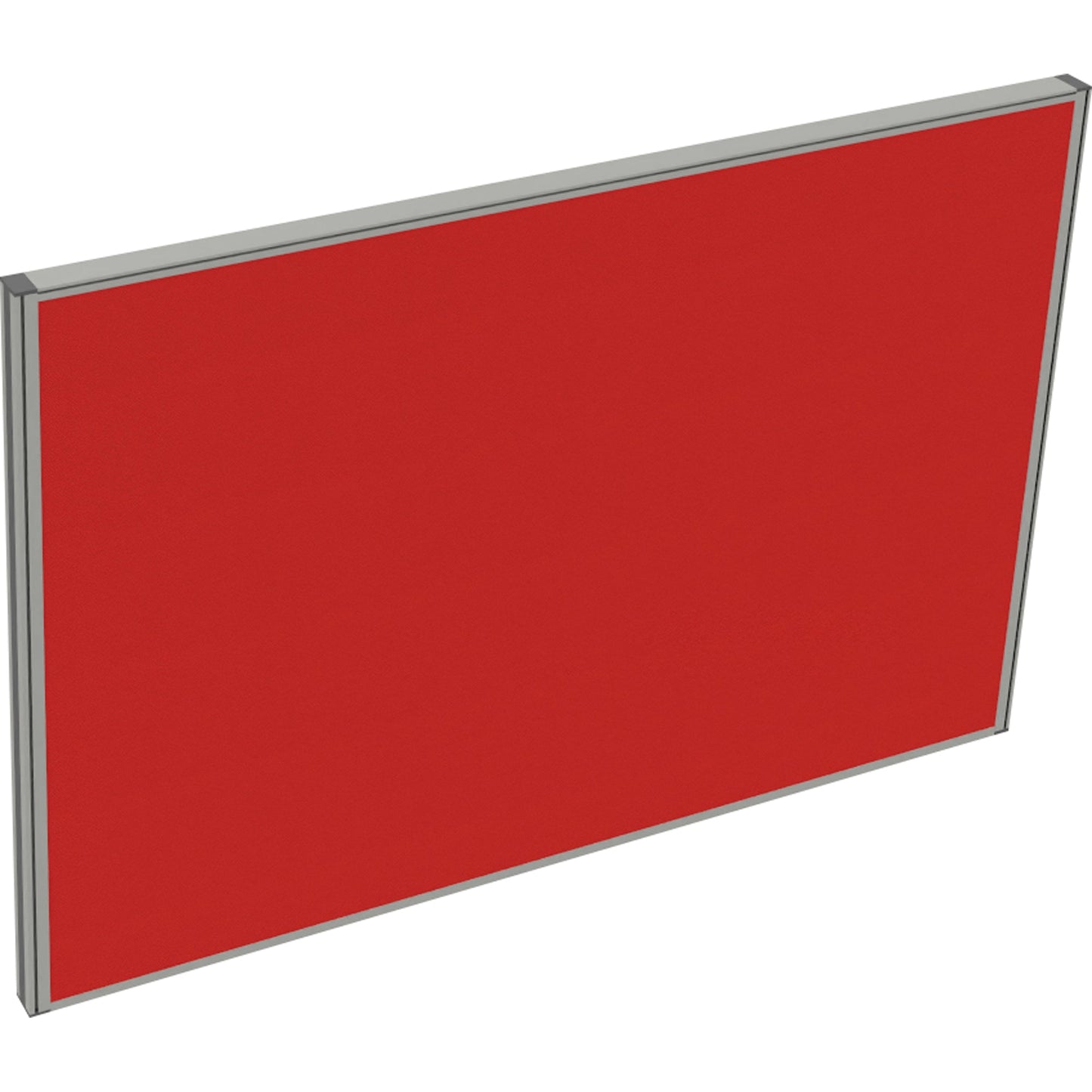 Tischtrennwand System 41 120 x 80 cm (B x H) 4,1cm Schallabsorberklasse: C Lucia Stoff rot