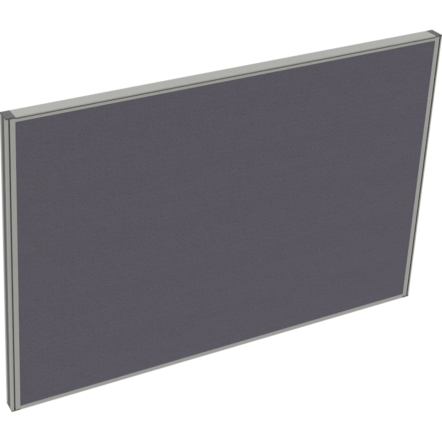 Tischtrennwand System 41 120 x 80 cm (B x H) 4,1cm Schallabsorberklasse: B Lucia Stoff dunkelgrau