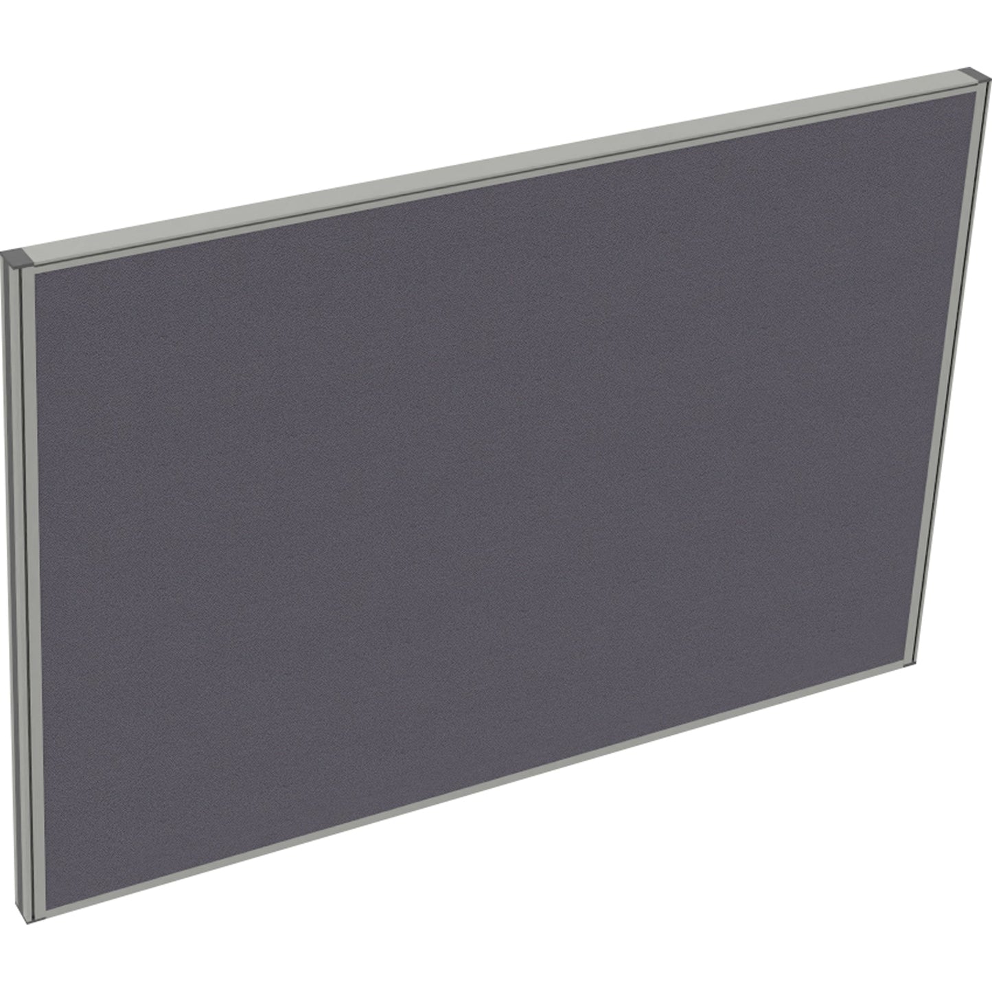 Tischtrennwand System 41 120 x 80 cm (B x H) 4,1cm Schallabsorberklasse: C Lucia Stoff dunkelgrau