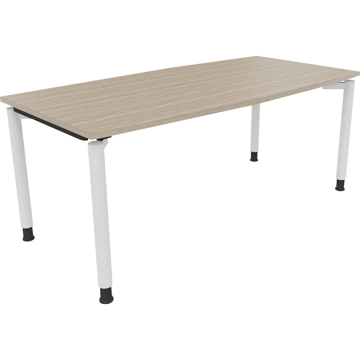 Konferenztisch communication 1.800 x 680-820 x 800/900 mm (B x H x T) Holz Farbe der Tischplatte: eiche natur