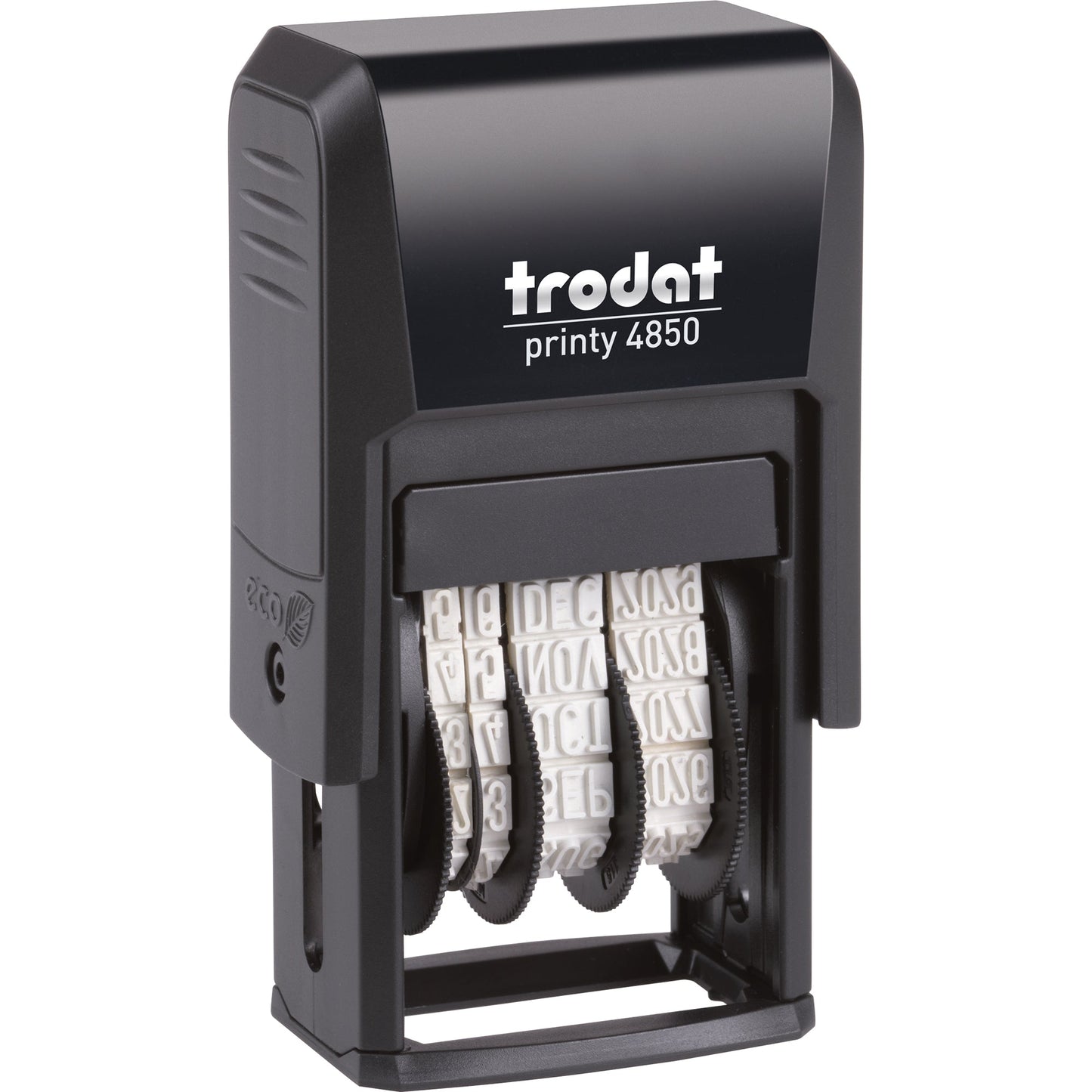 trodat® Datumstempel PrintyT 4850 23 x 12 mm (B x H) BEZAHLT 2 Druckzeilen blau/rot