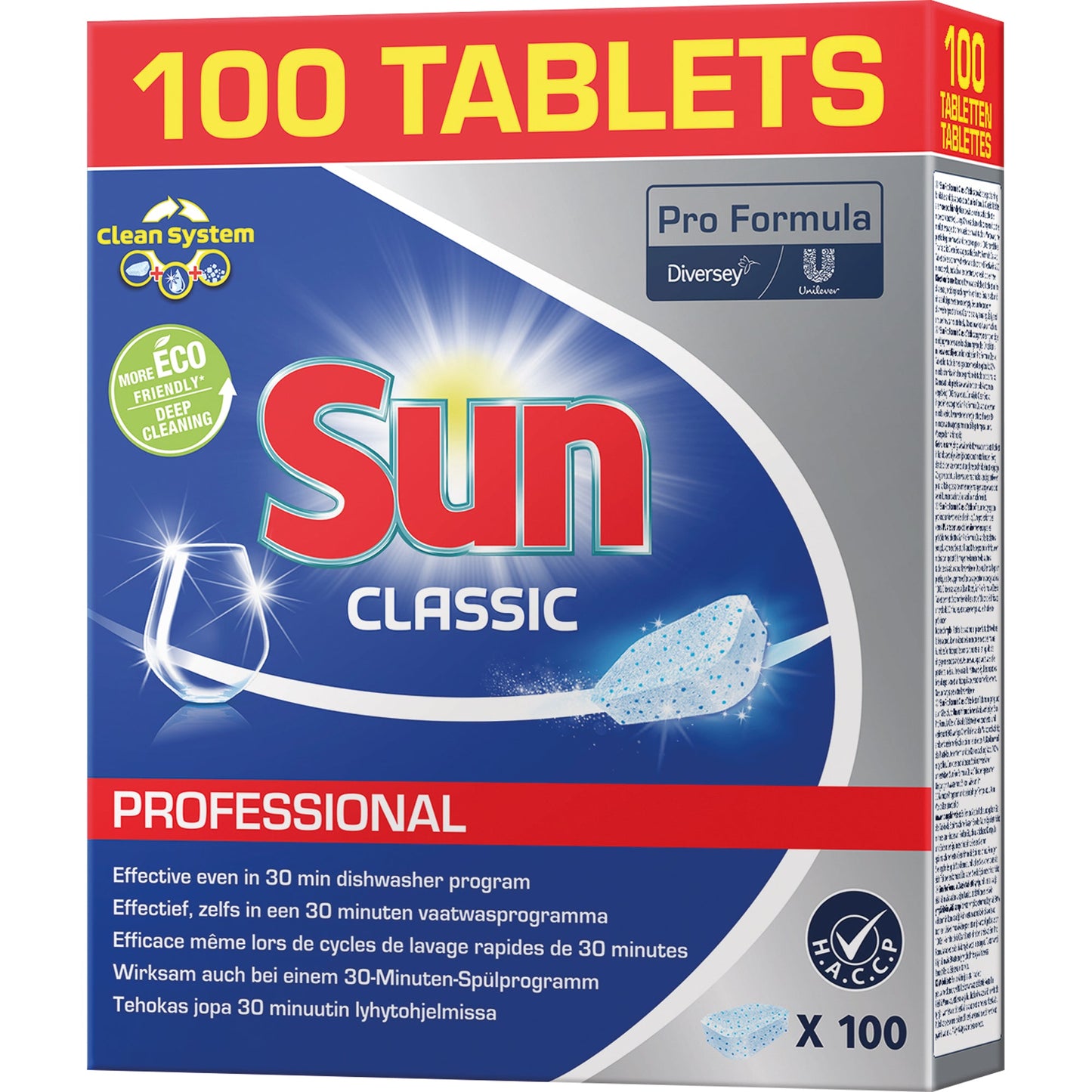 SUN Spülmaschinentabs Professional Classic 100 St./Pack.