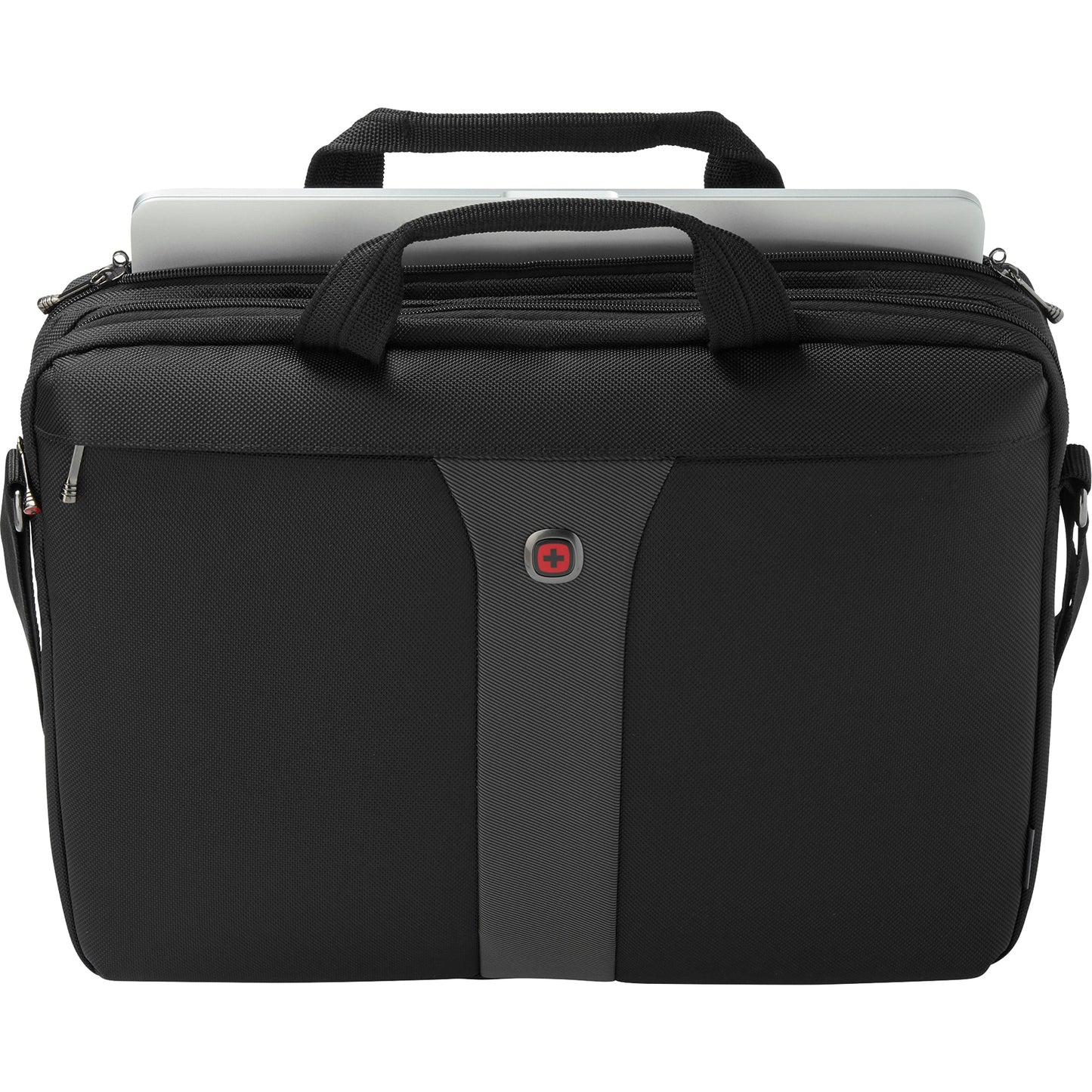 Wenger Notebooktasche LEGACY Slimcase 44 x 34 x 8 cm (B x H x T) Nylon/Polyester schwarz/grau