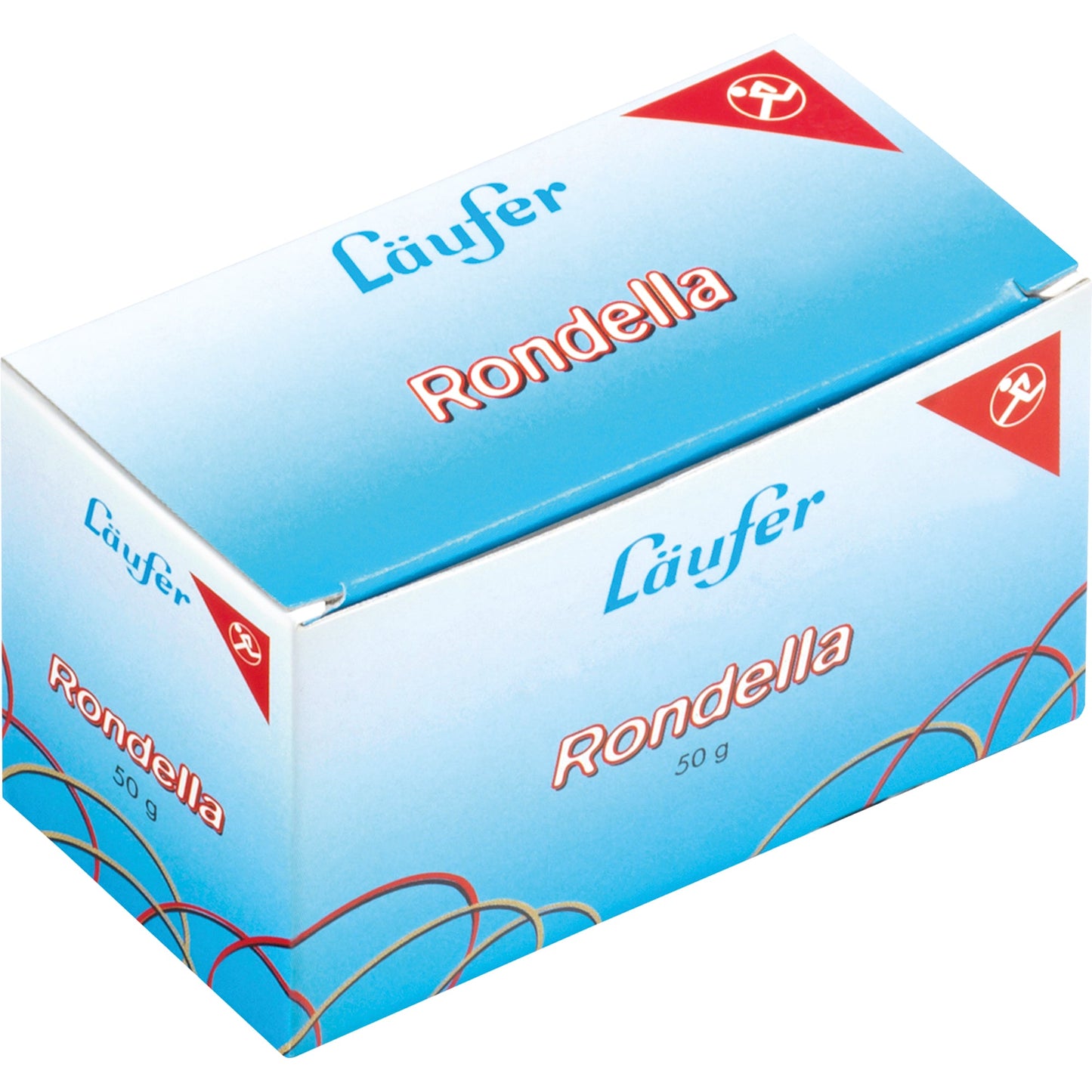 Läufer Gummiring RONDELLA 40mm Naturkautschuk rot 50 g/Pack.