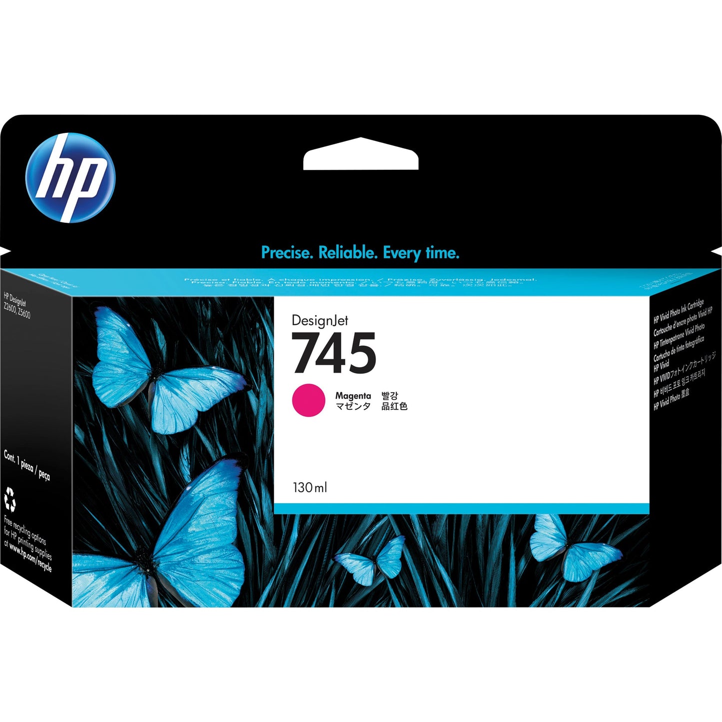HP Tintenpatrone Originalzubehör 745 magenta 130ml