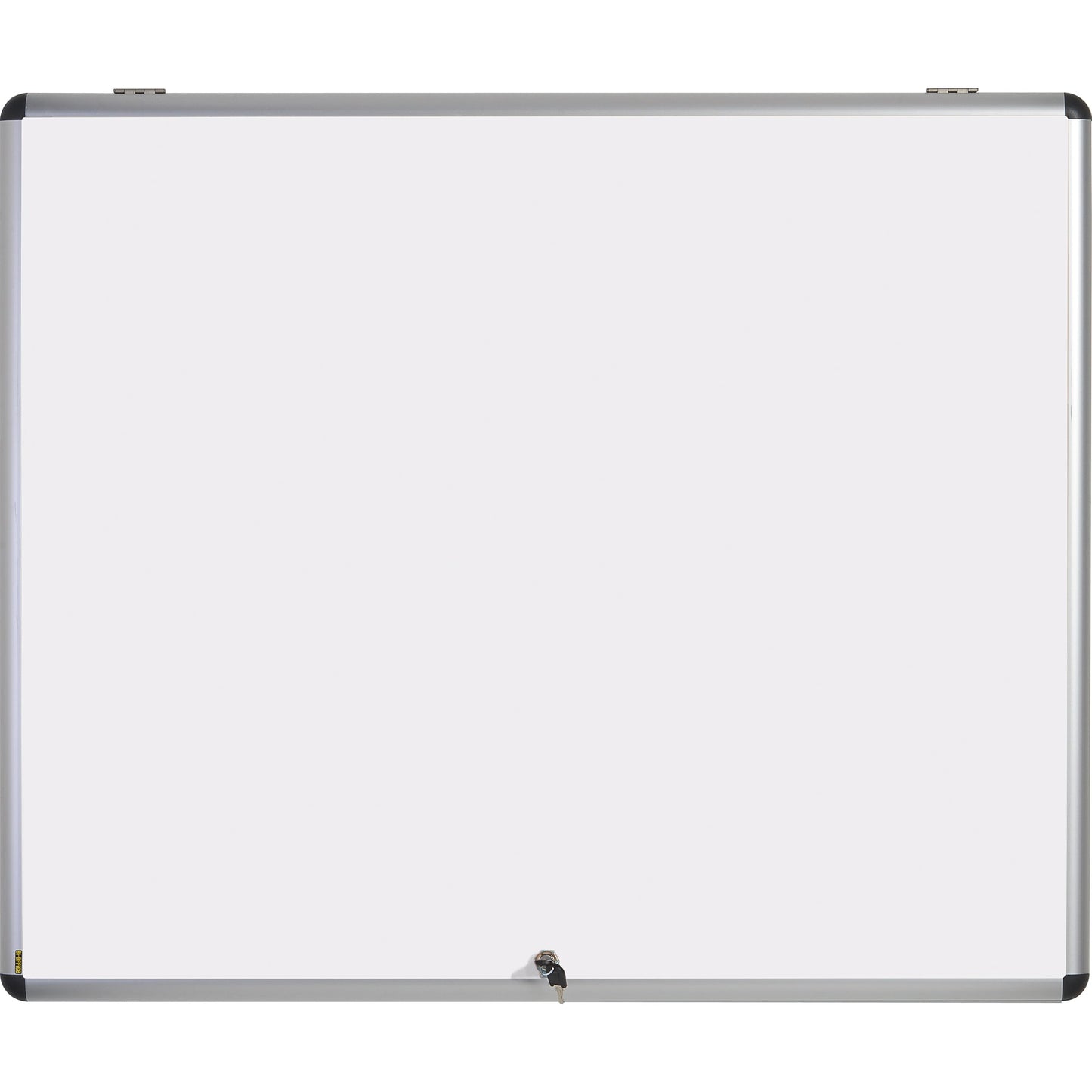 Bi-office Schaukasten Enclore Innenbereich 109,2 x 90,3 x 3,5 cm (B x H x T) 15 x DIN A4 mit Schloss Aluminium alu