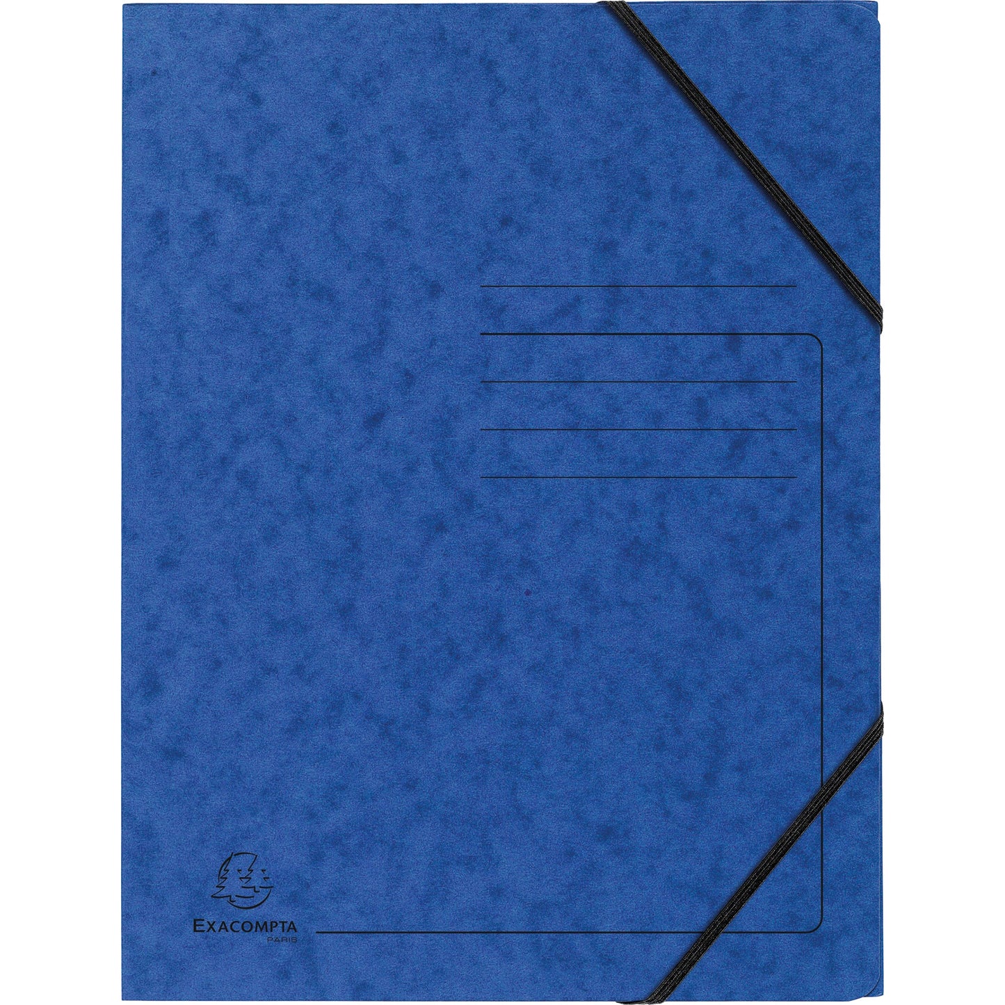 Exacompta Eckspanner DIN A4 Colorspankarton blau