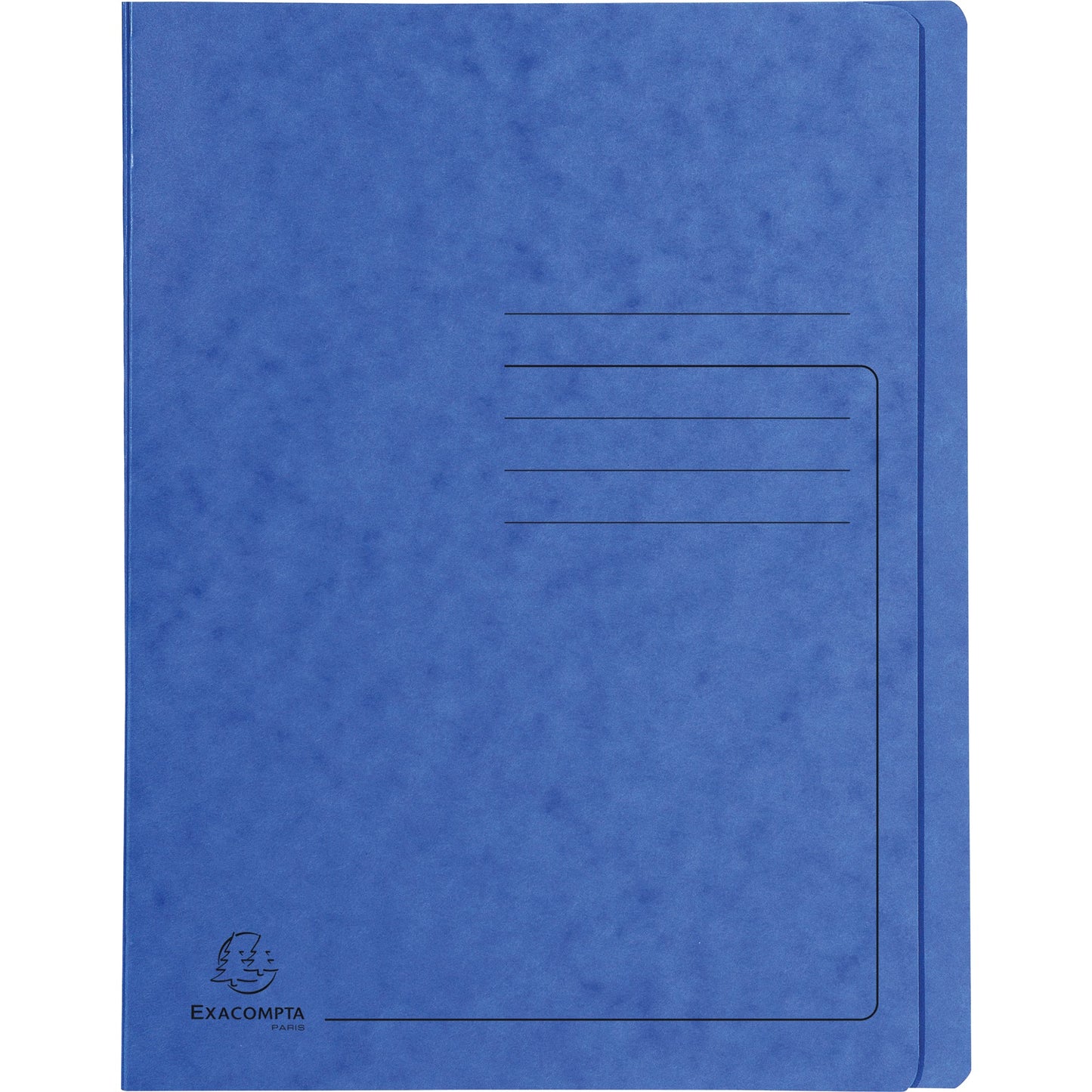 Exacompta Schnellhefter DIN A4 355g/m² Colorspankarton blau