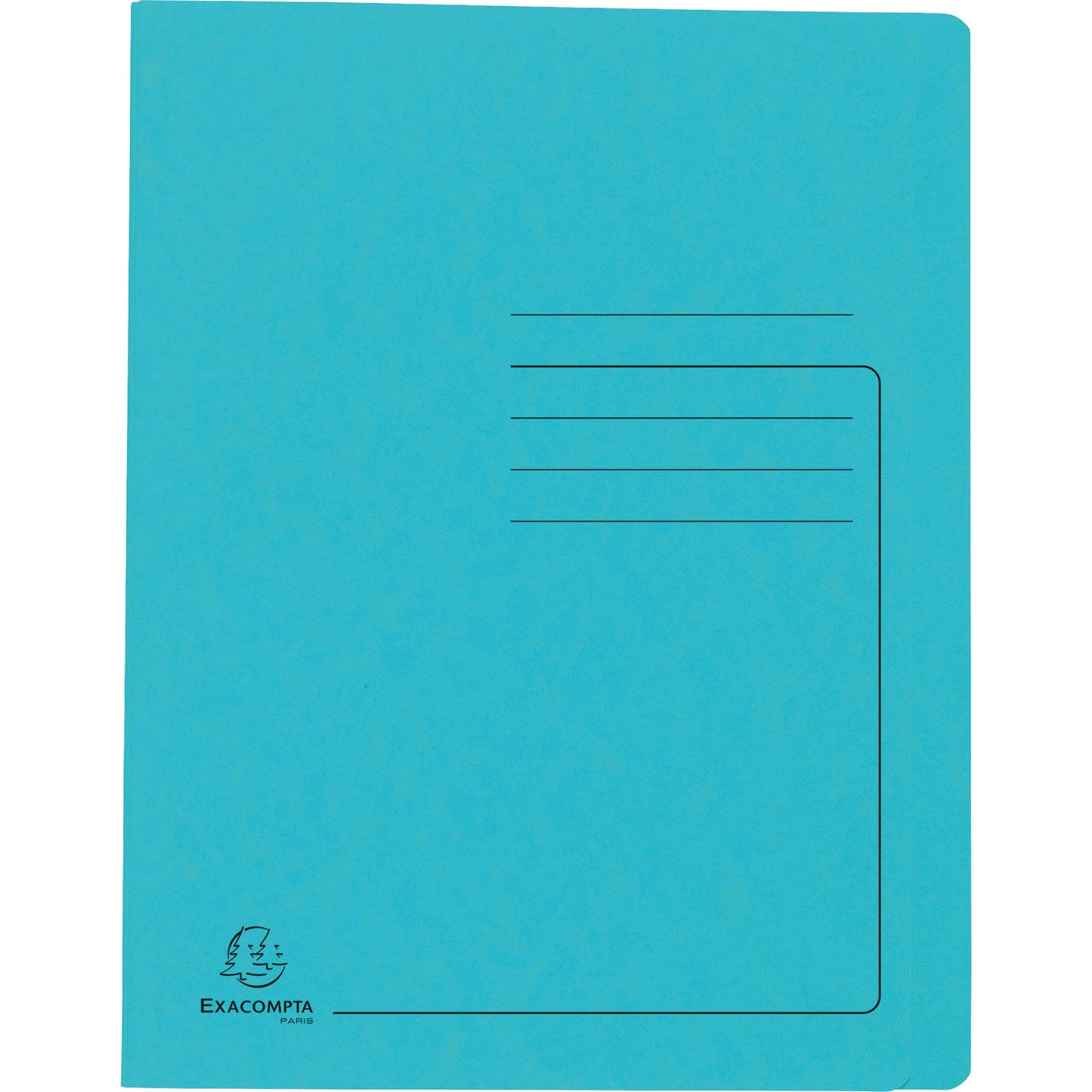 Exacompta Schnellhefter DIN A4 355g/m² Colorspankarton türkis