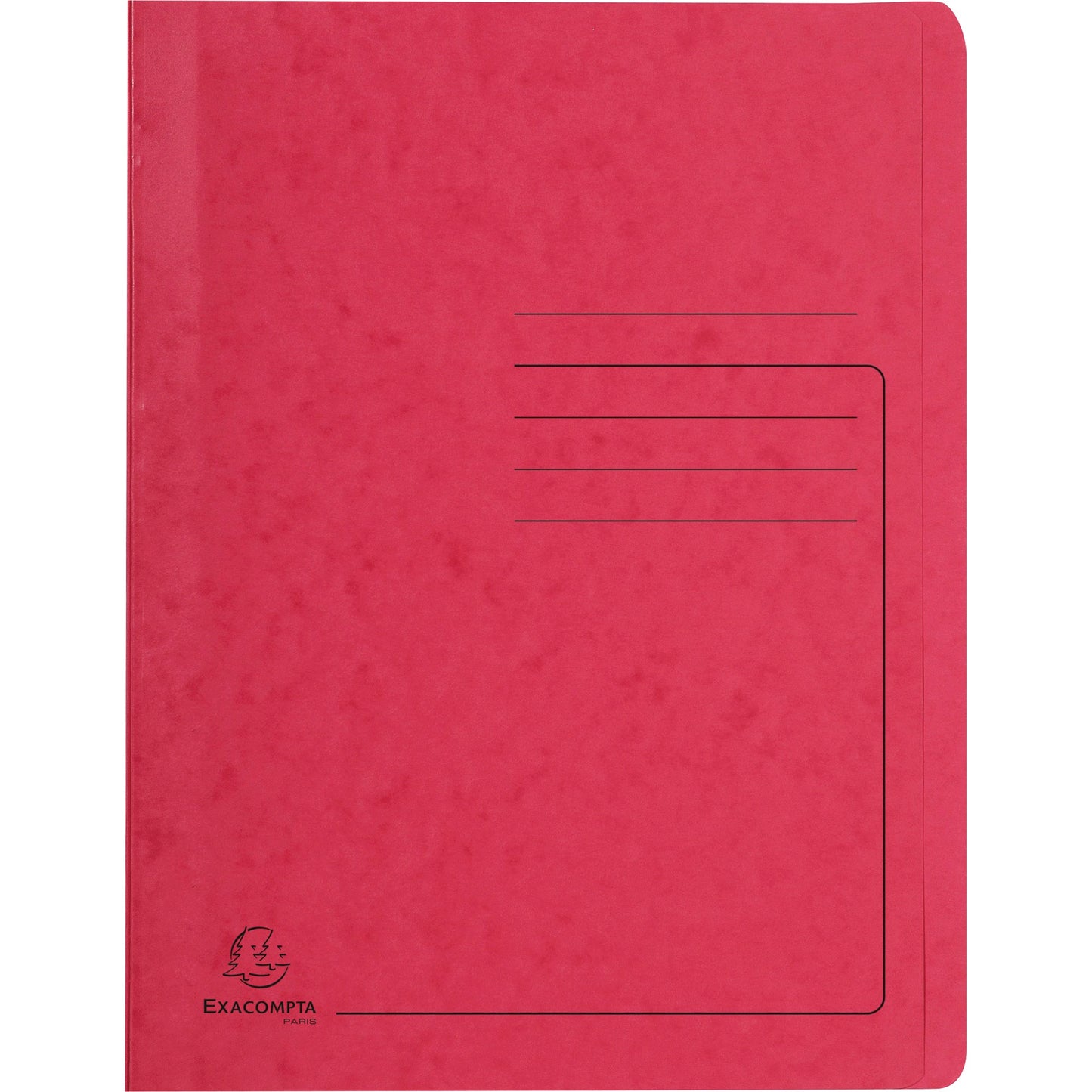 Exacompta Schnellhefter DIN A4 355g/m² Colorspankarton rot