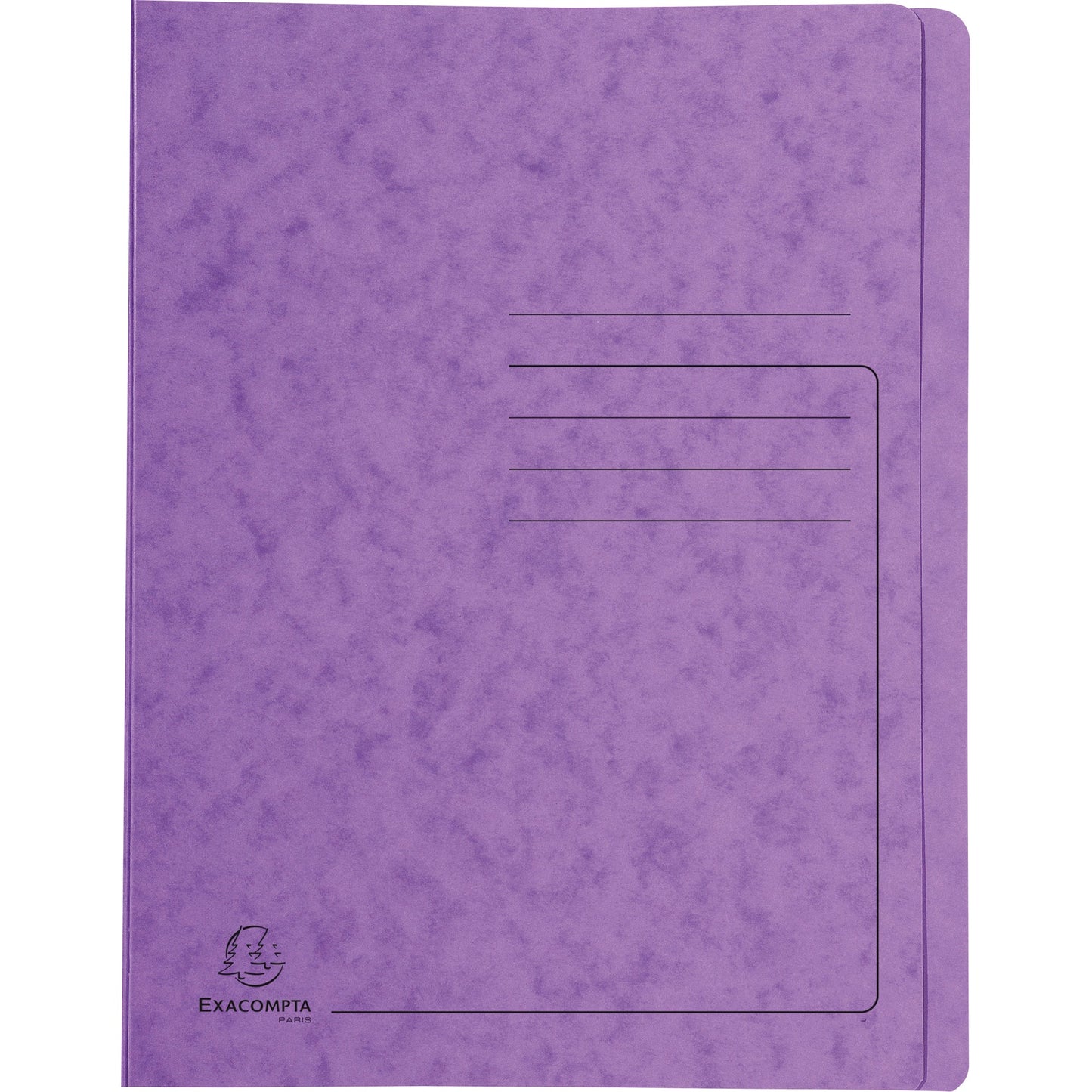 Exacompta Schnellhefter DIN A4 355g/m² Colorspankarton violett