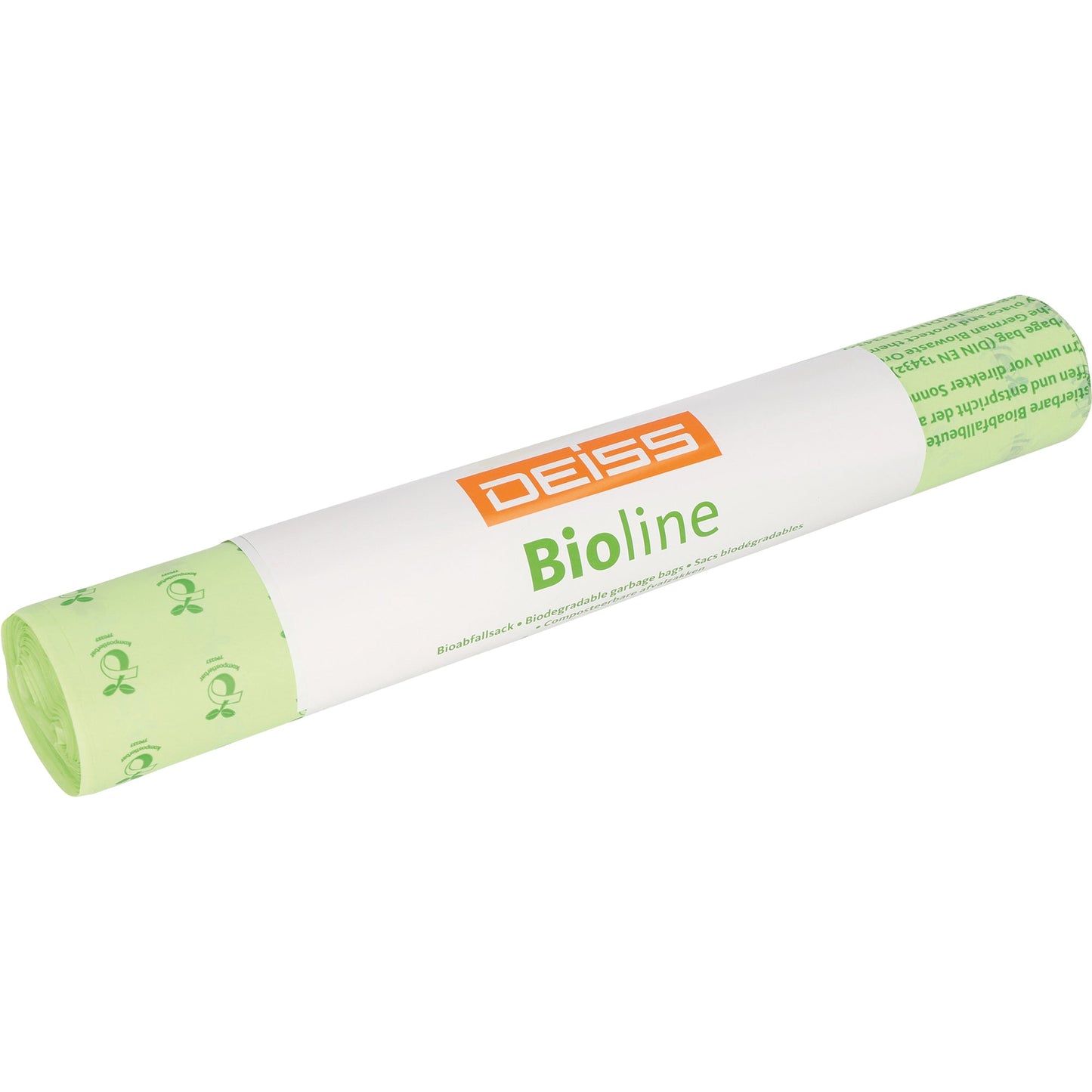 DEISS Müllsack BIOLINE 65+55 x 135 cm (B x H) 240l ecovio natur 5 St./Pack.