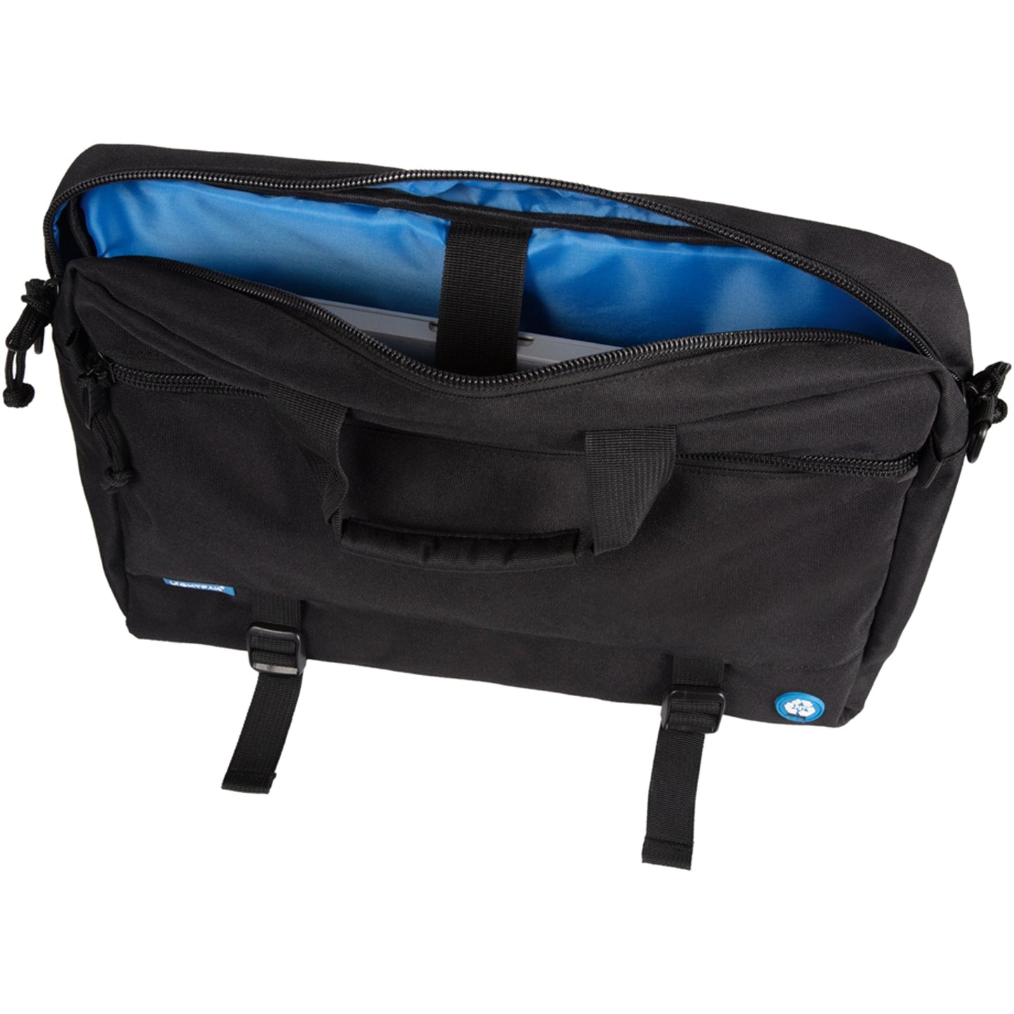 STOP® Notebooktasche RPET 3 in1 43 x 32 x 9 cm (B x H x T) PET, recycelt schwarz