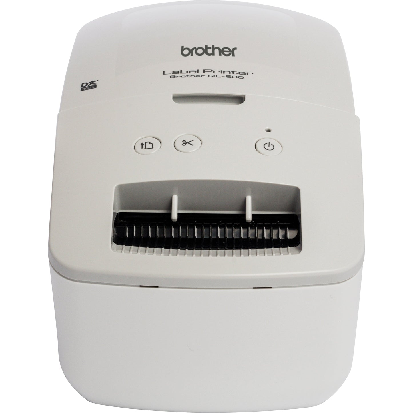 Brother Etikettendrucker QL-600G 59mm 44 Etik./Min. USB 2.0 inkl. Endlos-Etikettenrolle (62 mm x 8m), USB-Kabel, Netzkabel, Dokumentation