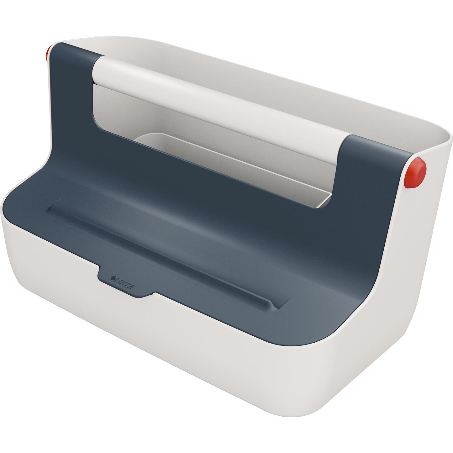 Leitz Aufbewahrungsbox Cosy 21,4 x 19,6 x 36,7 cm (B x H x T) DIN A4 ABS Kunststoff grau/hellgrau