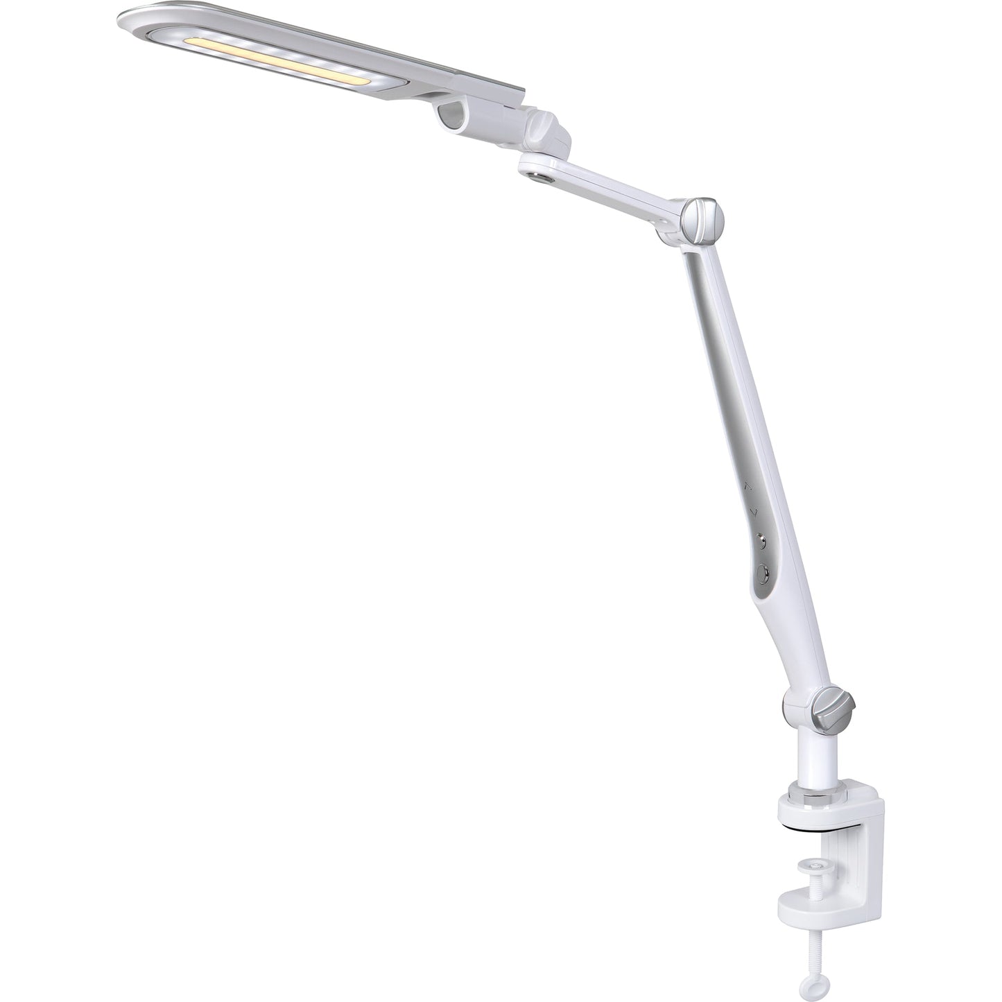 Hansa Tischleuchte Multiflex je Lichtquelle: 9 kWh/1.000h Netzbetrieb weiß/silber