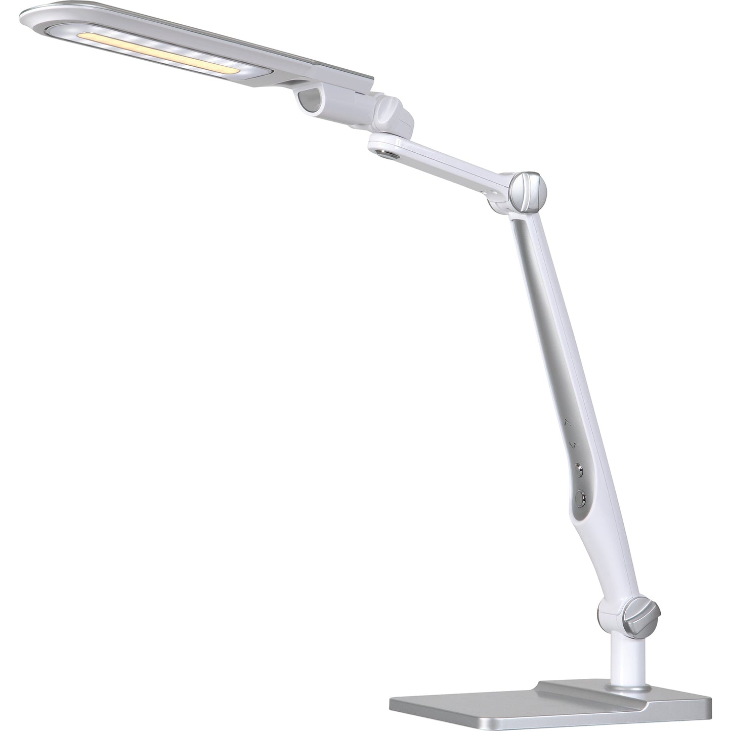 Hansa Tischleuchte Multiflex je Lichtquelle: 9 kWh/1.000h Netzbetrieb weiß/silber