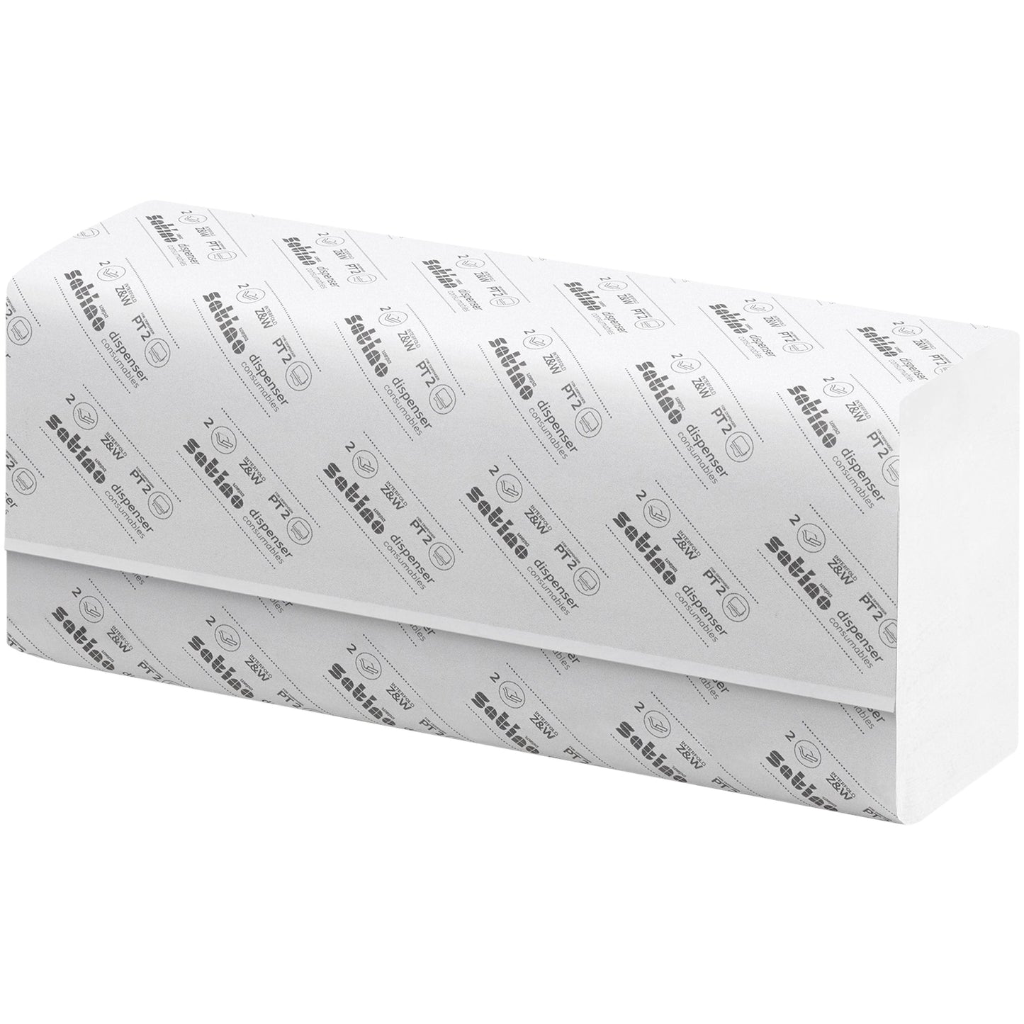 Satino by WEPA Papierhandtücher Comfort 24 x 24 cm (B x L) Tissue hochweiß 25 x 150 Bl./Pack.