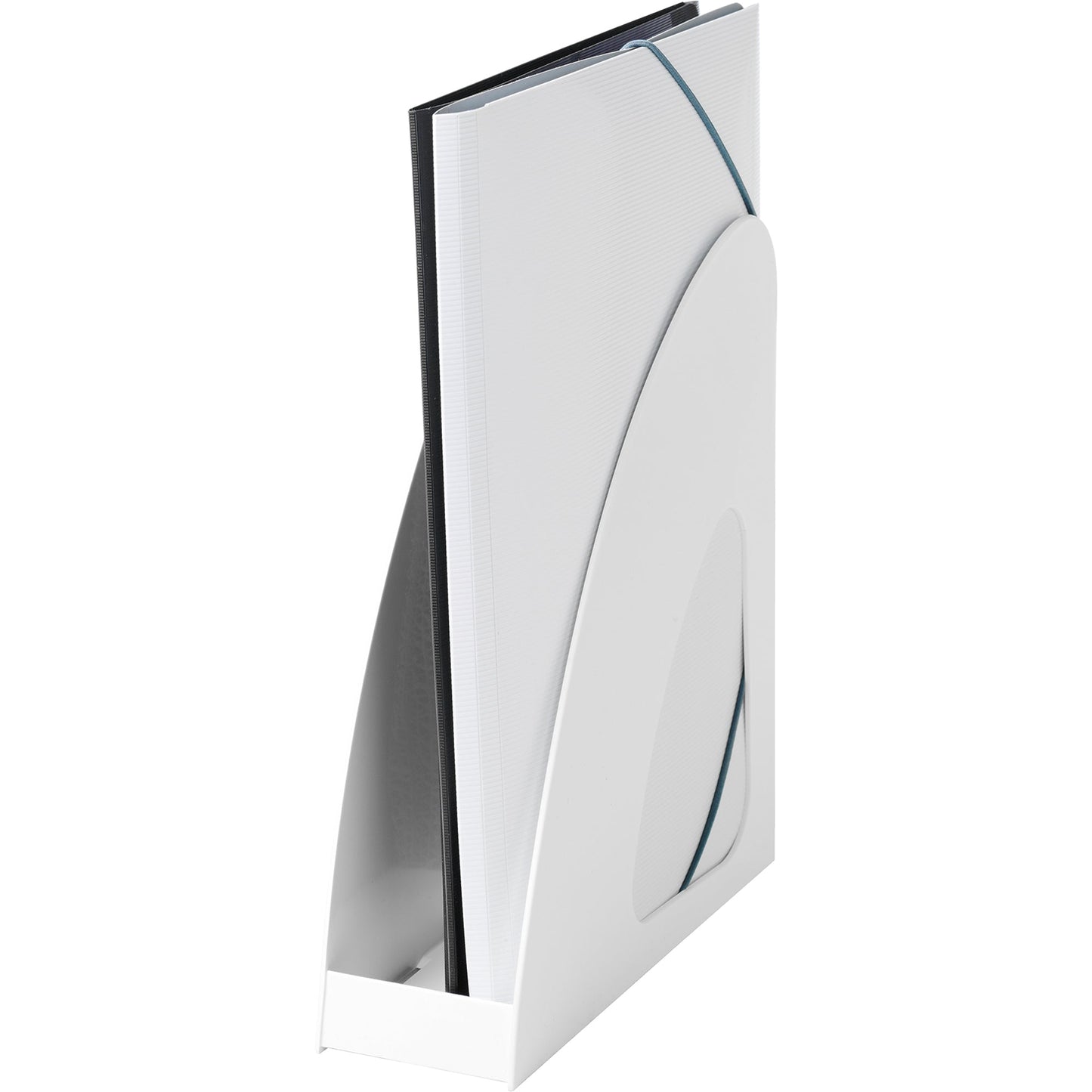 HAN Stehsammler Re-LOOP 7,6 x 25,6 x 23,9 cm (B x H x T) DIN A4, DIN C4 Werkstoff: Polypropylen, 100 % recycelt weiß