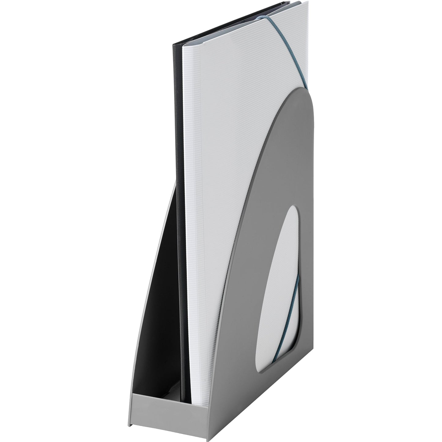 HAN Stehsammler Re-LOOP 7,6 x 25,6 x 23,9 cm (B x H x T) DIN A4, DIN C4 Werkstoff: Polypropylen, 100 % recycelt dunkelgrau