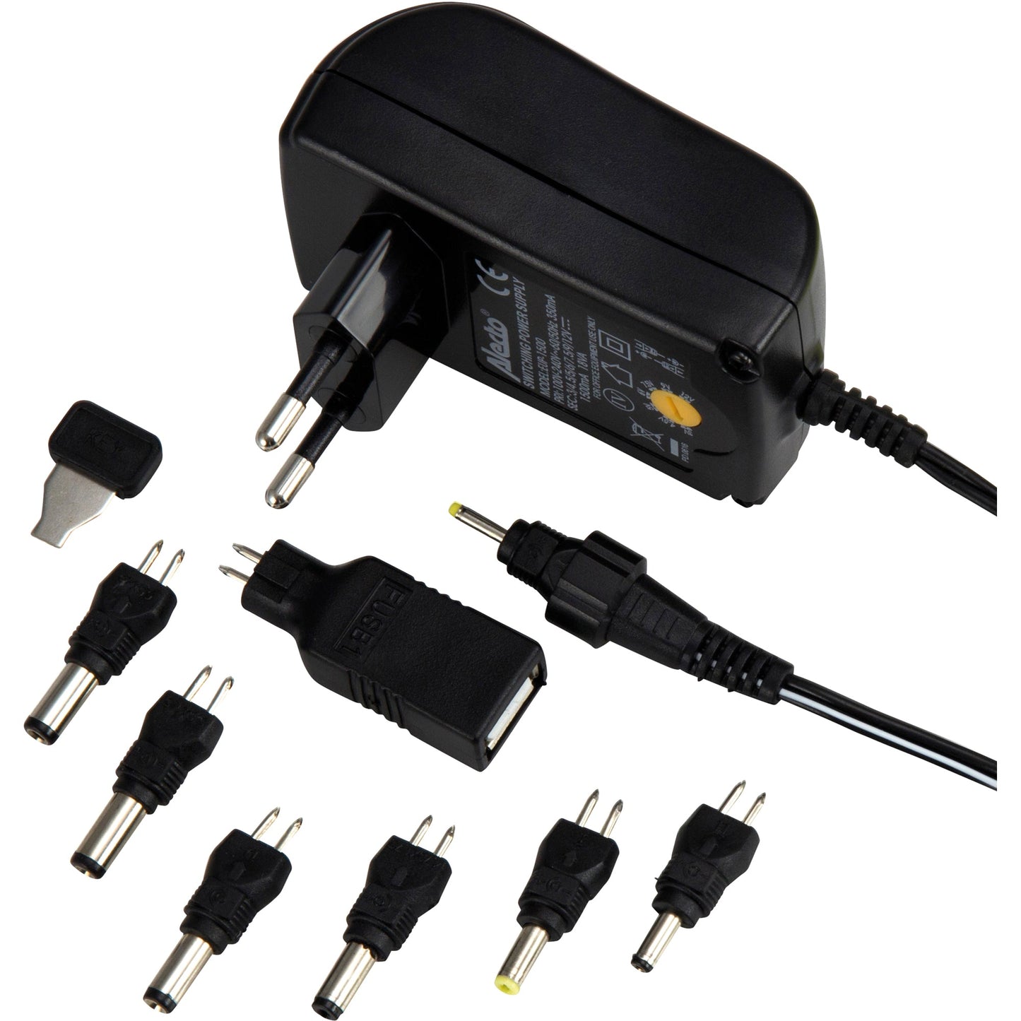 Alecto Netzadapter EUP-1500 schwarz