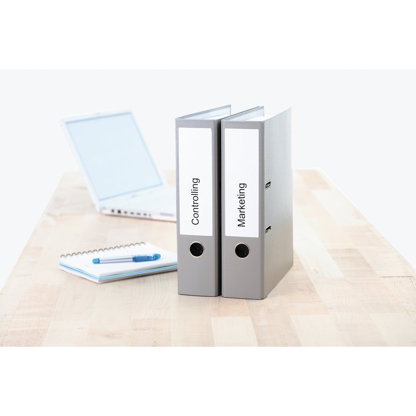 HERMA Ordnerrückenetikett SPECIAL breit/kurz 61 x 192 mm (B x H) selbstklebend ohne Griffloch weiß 100 Etik./Pack.