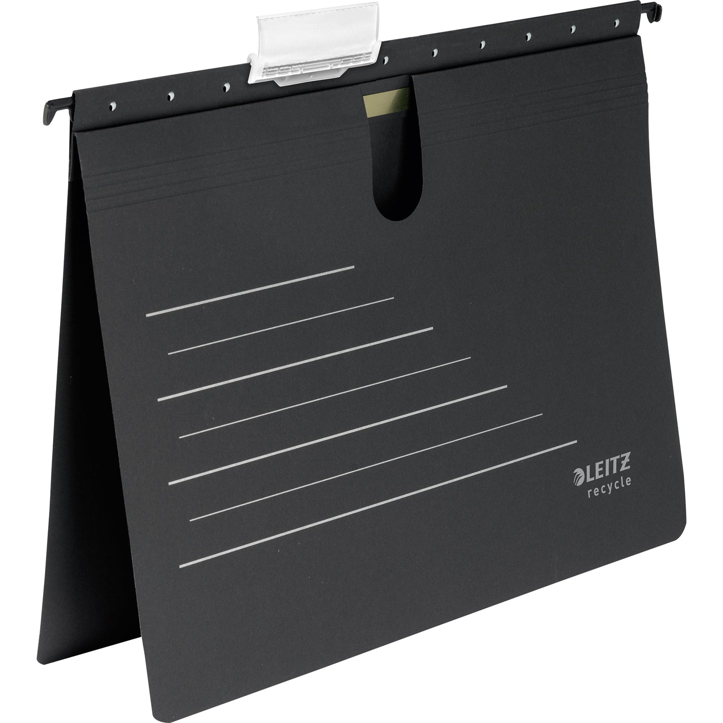 Leitz Hängehefter ALPHA® Recycle DIN A4 275g/m² Karton, 100 % recycelt schwarz