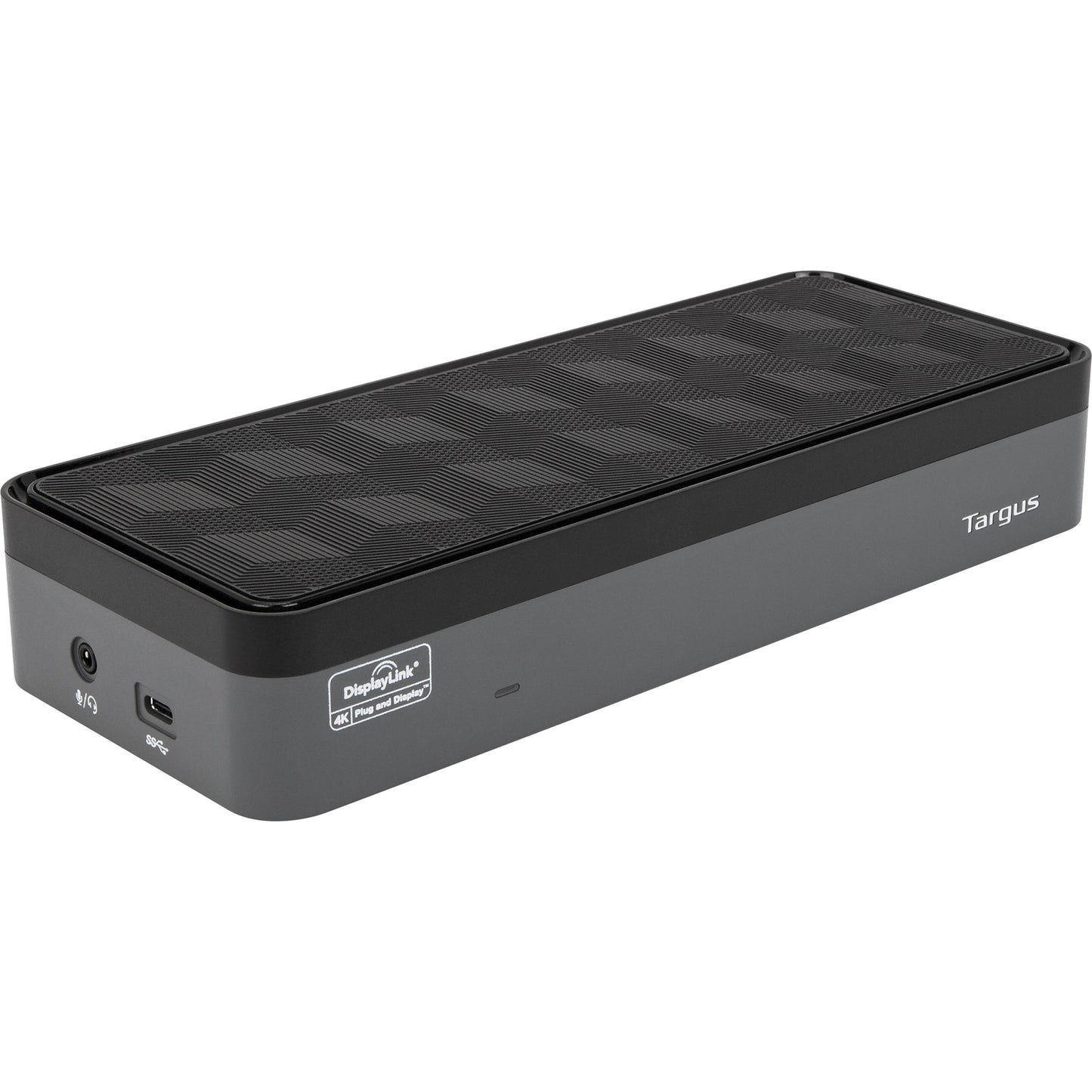 Targus Dockingstation QV4K 8,8 x 4,3 x 20,7 cm (B x H x T) Netzbetrieb 1 x USB-C 3.1 Gen 1 (Power Delivery), 1 x USB-C 3.1 Gen 1, 1 x USB-A 3.0 (Schnellladefunktion), 3 x USB-A 3.0, 4 x HDMI, 4 x DisplayPort, 1 x RJ45, 1 x Kopfhörer/Mikrofon, 1 x Strom