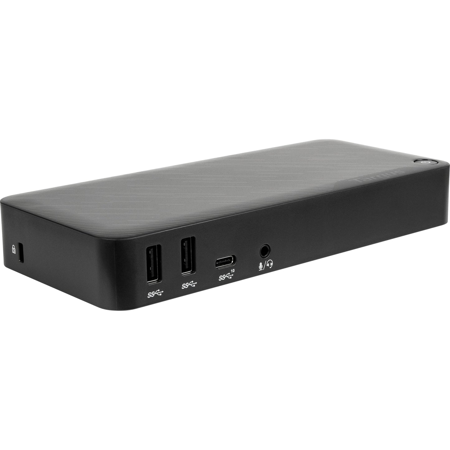 Targus Dockingstation Alt-Modus 18 x 2,8 x 8,3 cm (B x H x T) Netzbetrieb 1 x USB-C (mit Stromversorgung), 1 x USB-C 3.2 Gen 2, 1 x USB-A 3.2 Gen 1 (Schnellladefunktion), 3 x USB-A 3.2 Gen 1, 1 x HDMI, 2 x DisplayPort, 1 x RJ45, 1 x Kopfhörer/Mikrofon